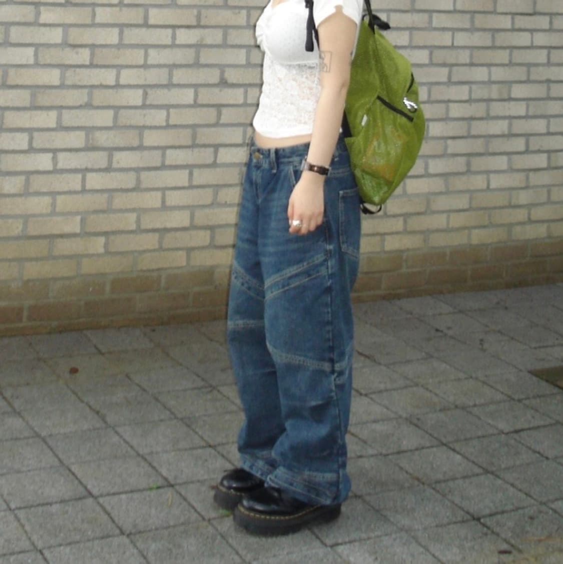 아워캐비넷 incision denim pants 절개 데님 팬츠 상품이미지3