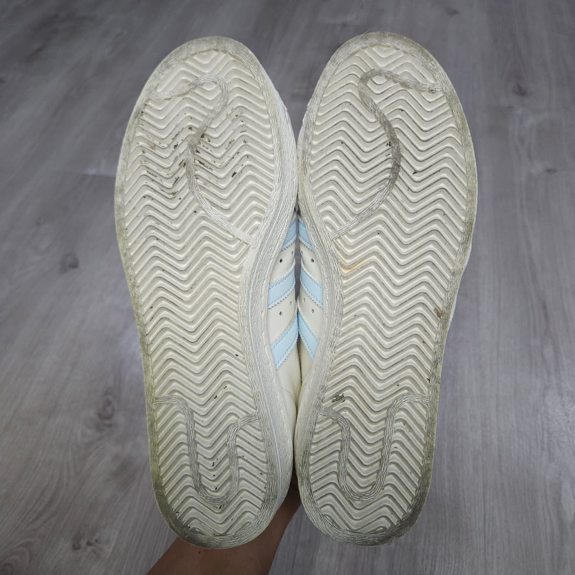 270 ) 아디다스 슈퍼스타82 클라우드 화이트 스카이 틴트 상품이미지7