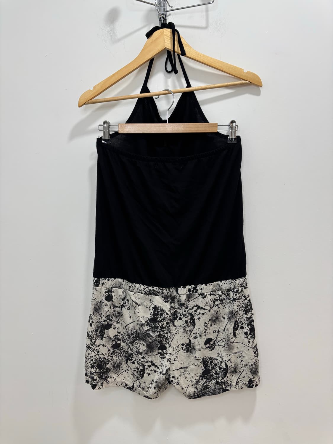 Dig Deep 펑크 스컬 해골 홀터넥 점프슈트 상품이미지8