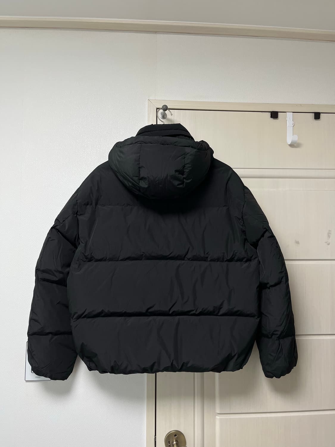 [XS]헤지스 HIS 구스다운 패딩 블랙 상품이미지3