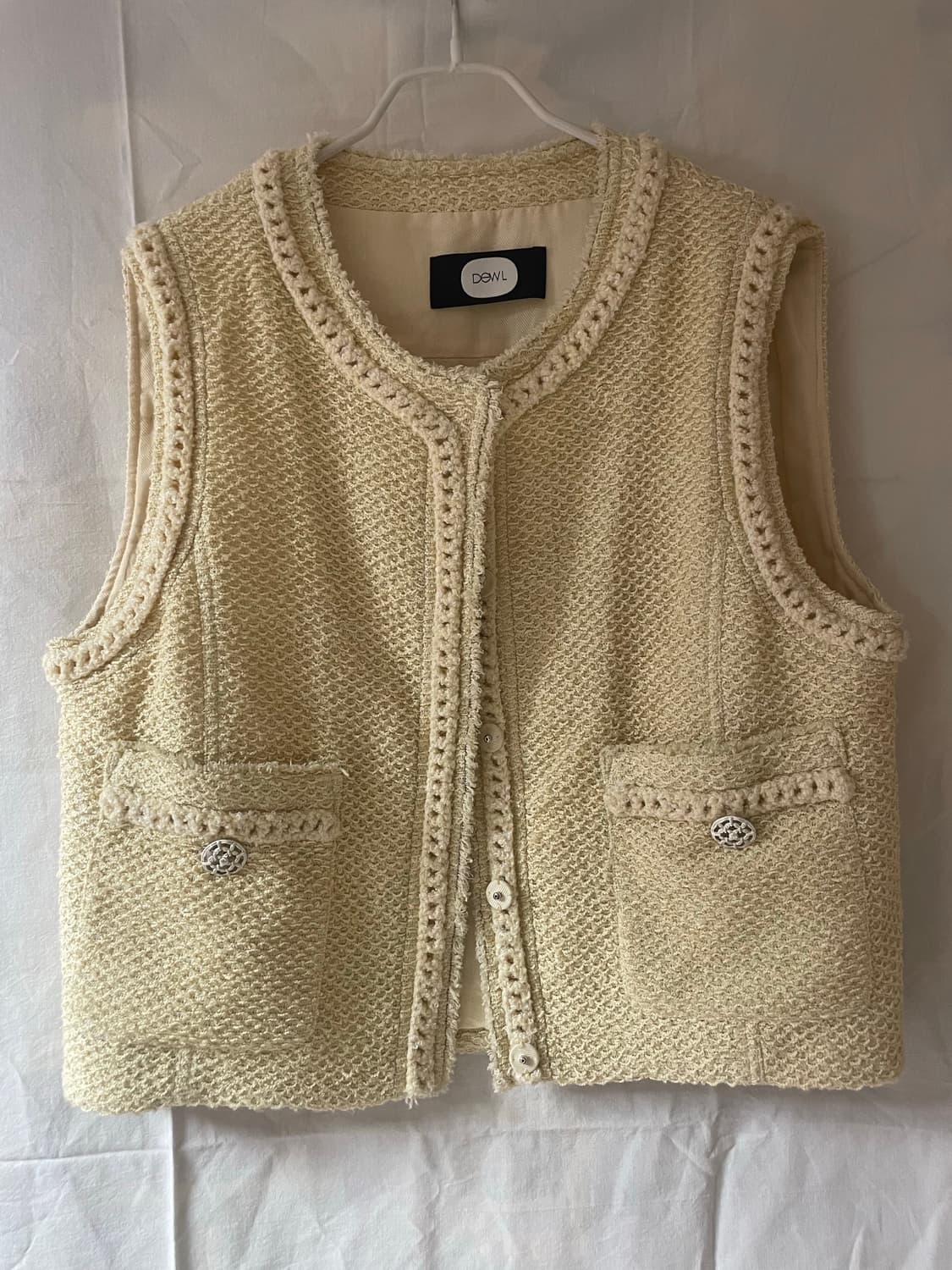 듀엘 트위드 조끼 상품이미지2