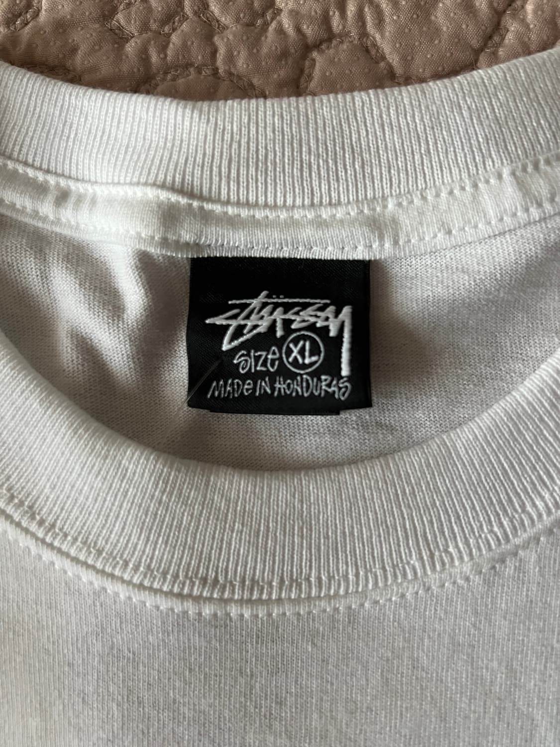 스투시 스탁 로스앤젤레스 티셔츠 화이트 XL (새상품) 상품이미지5