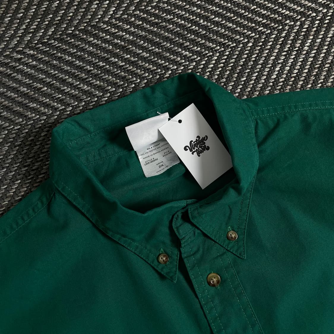 USA 오리지날 빈티지 박시핏 워크 셔츠o 3629 상품이미지4