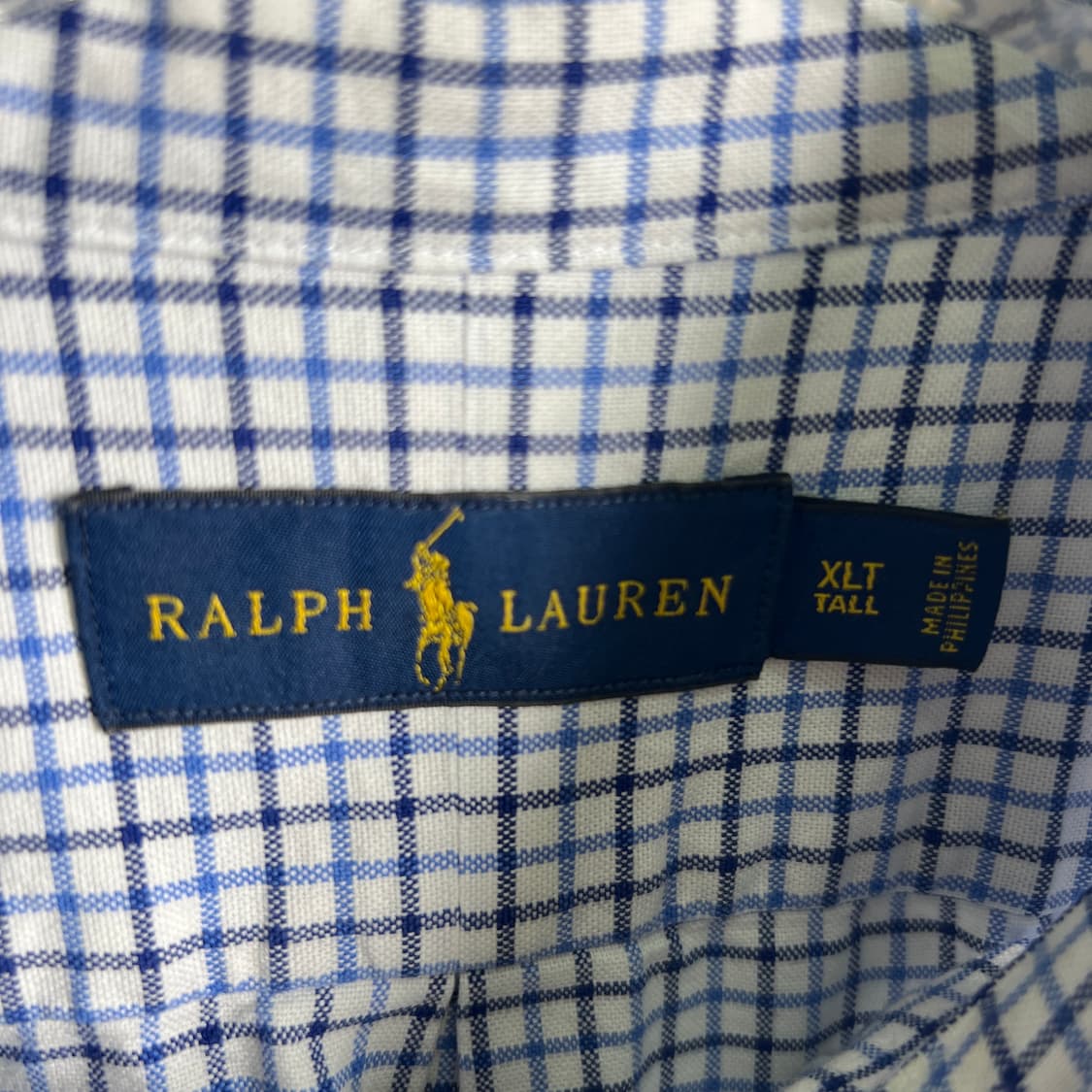 폴로 랄프로렌 버튼 다운 체크 셔츠 XL 상품이미지3