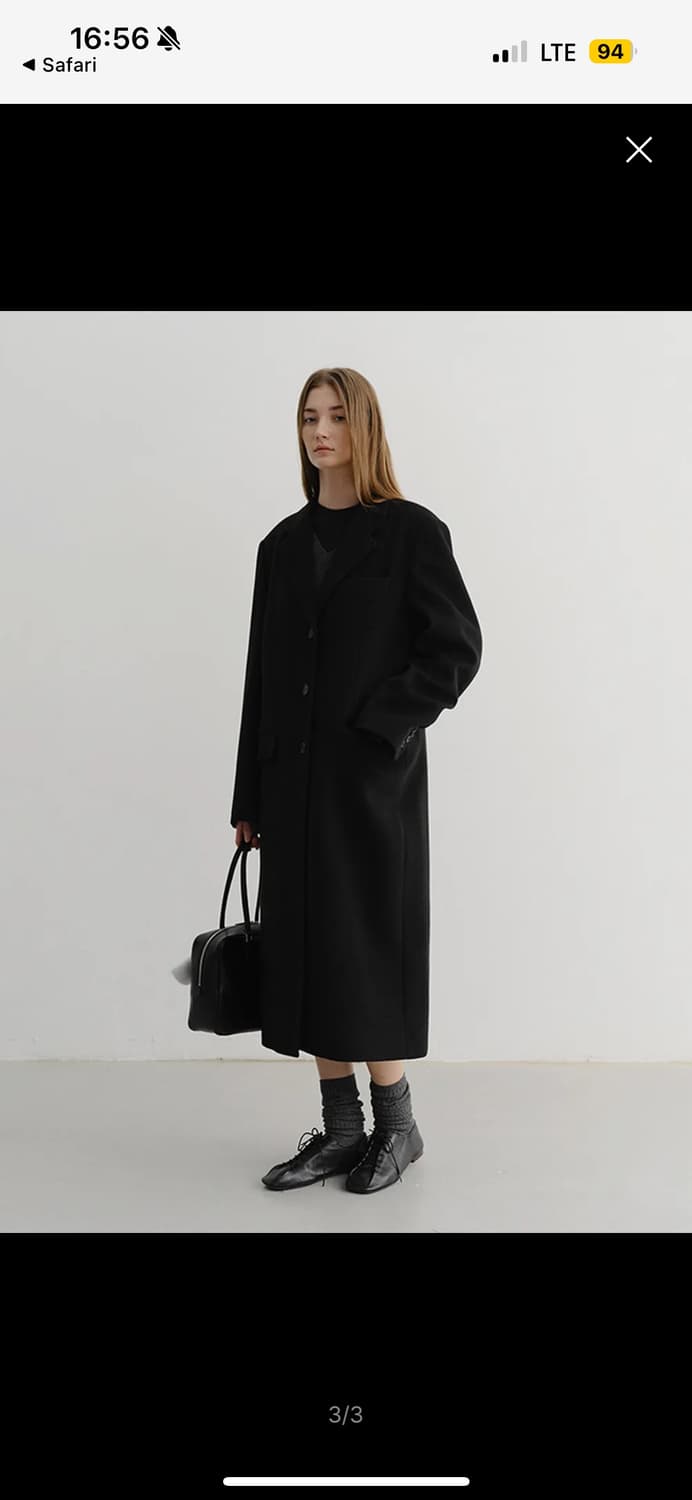 던스트에센션 캐시미어 코트 상품이미지3