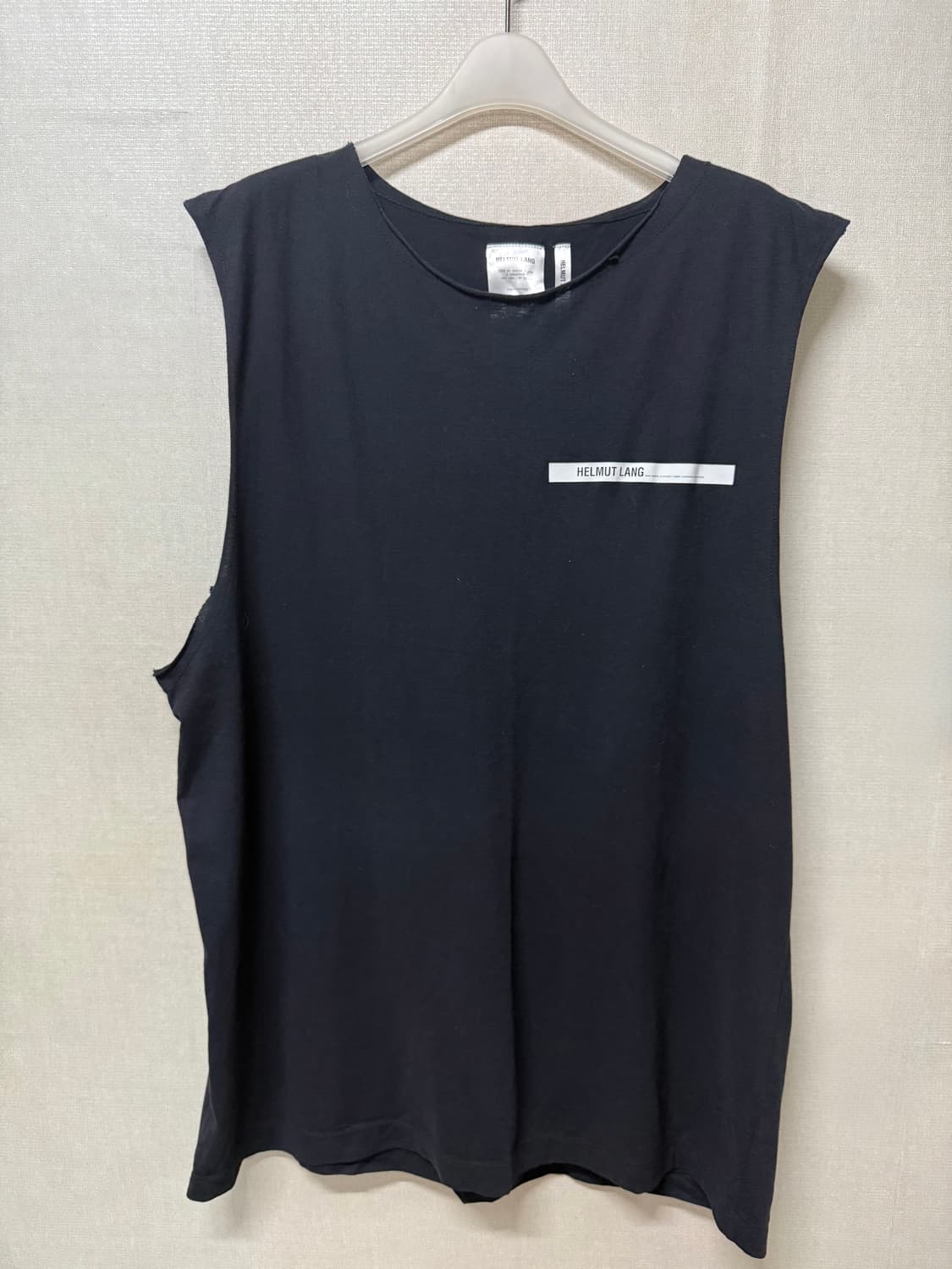 logo sleeveless top 상품이미지1