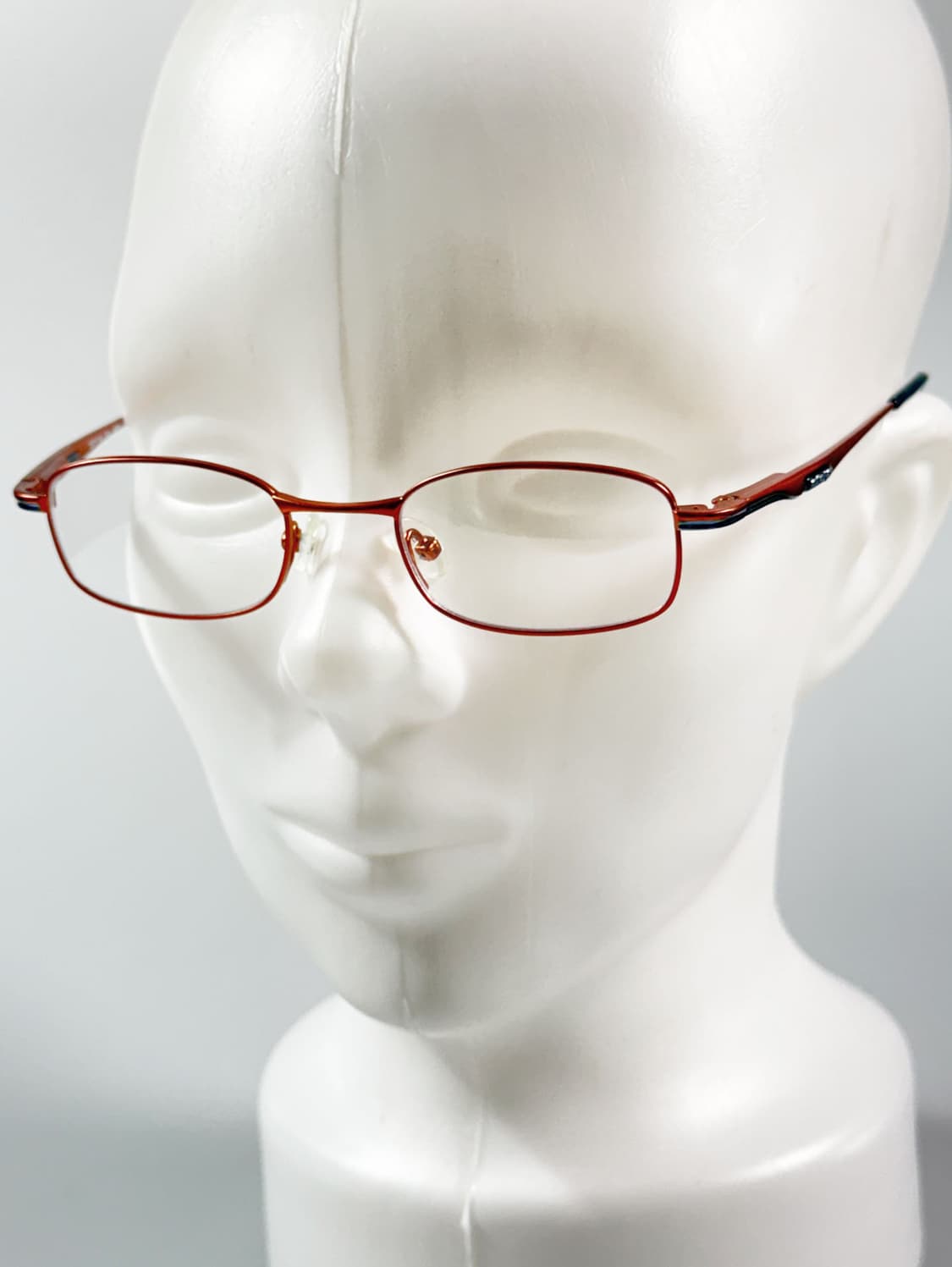 90s DDP 코퍼 브라운 메탈 슬림 스퀘어 빈티지 안경 상품이미지9