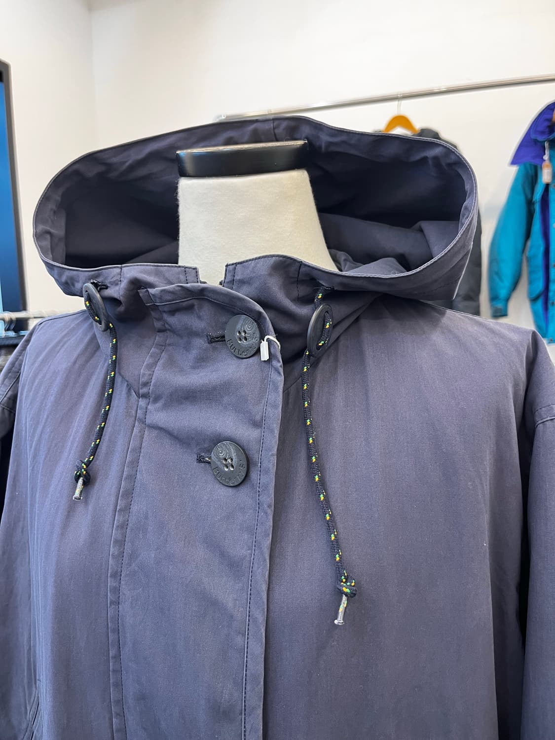 80~90s 버버리 후드 파카 상품이미지3