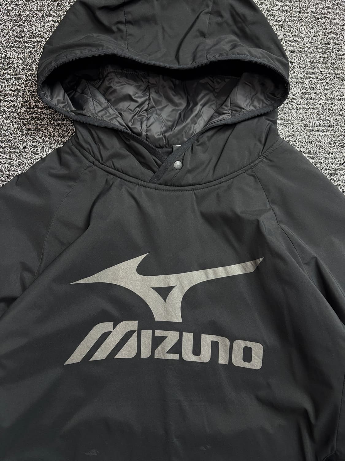 미즈노 빅로고 피스테 빅로고 후디 웜업 점퍼 패딩 2108 상품이미지1