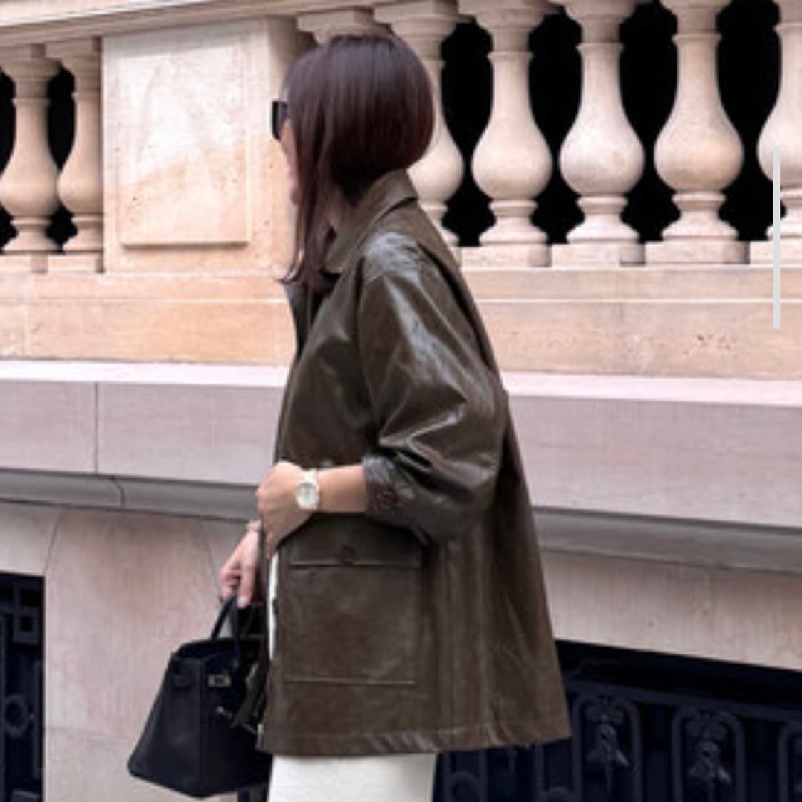 르꼬르망(le cormang) 세상가벼운 가죽자켓 프리사이즈 상품이미지3