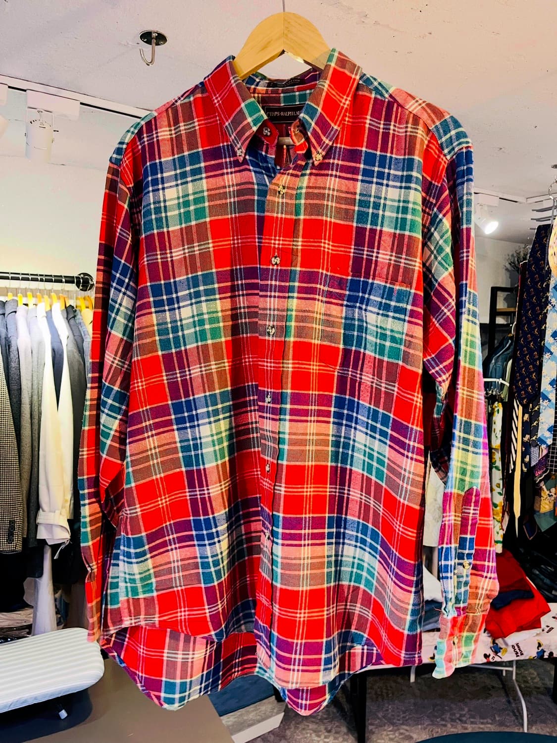 챕스 랄프로렌 체크 셔츠 상품이미지1