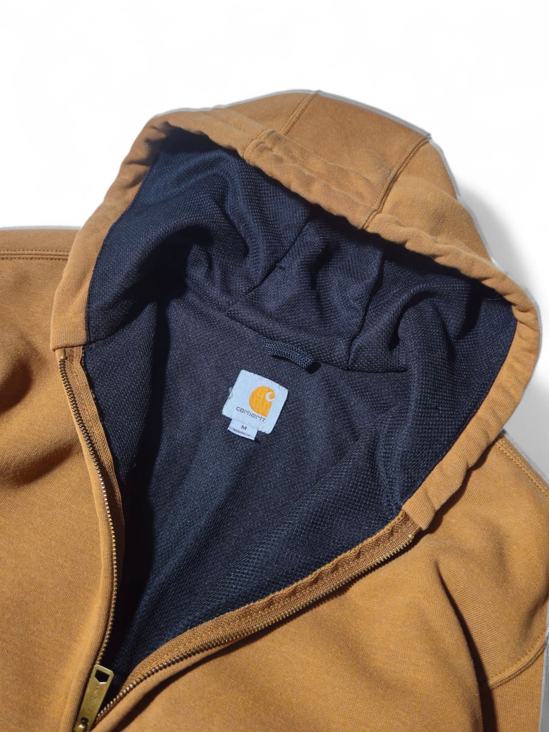 칼하트 써멀 라이너 후드집업 후드 된장 브라운 M 상품이미지4