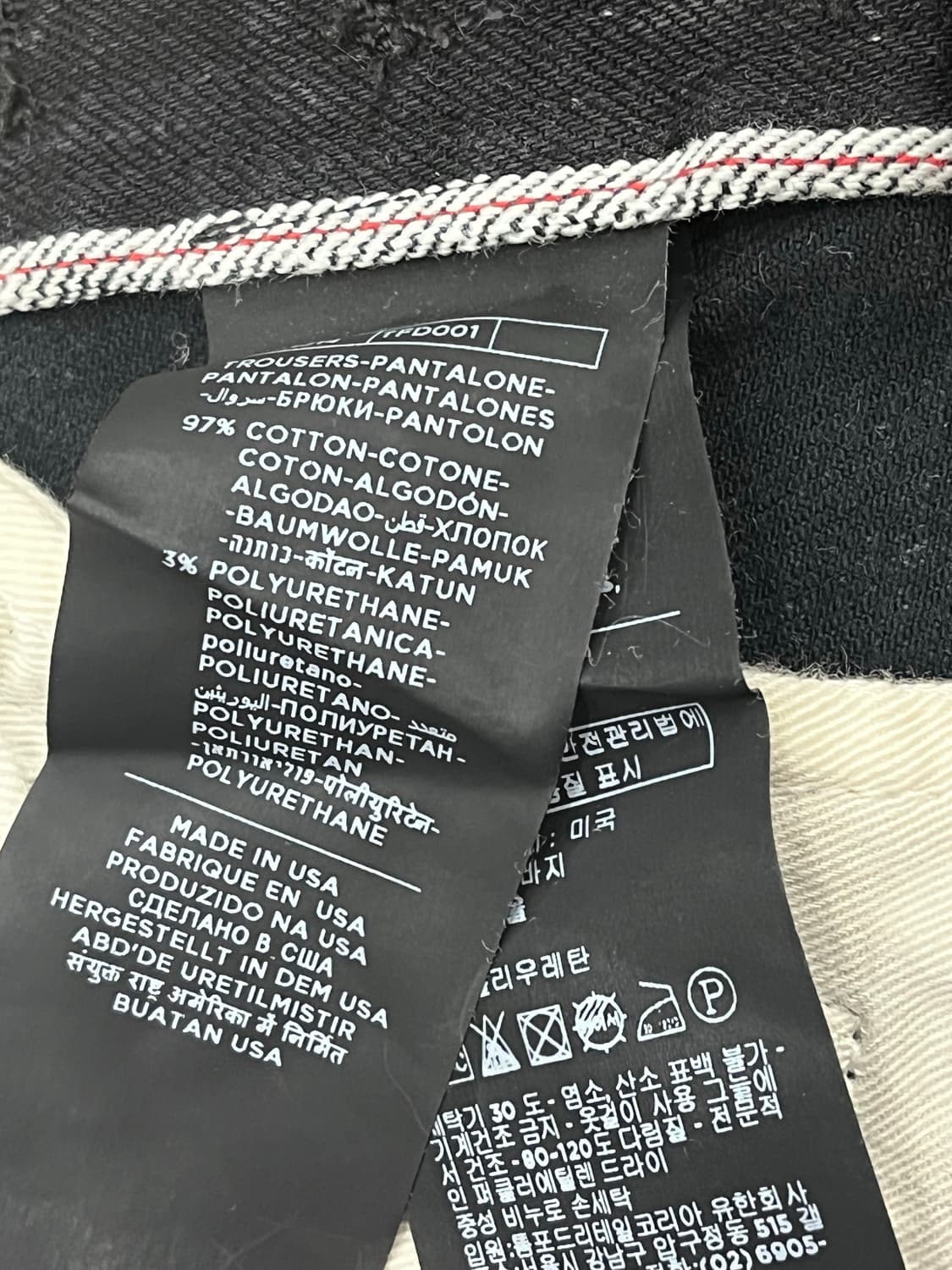 TOM FORD SELVEDGE WASHED BLACK JEAN 상품이미지8