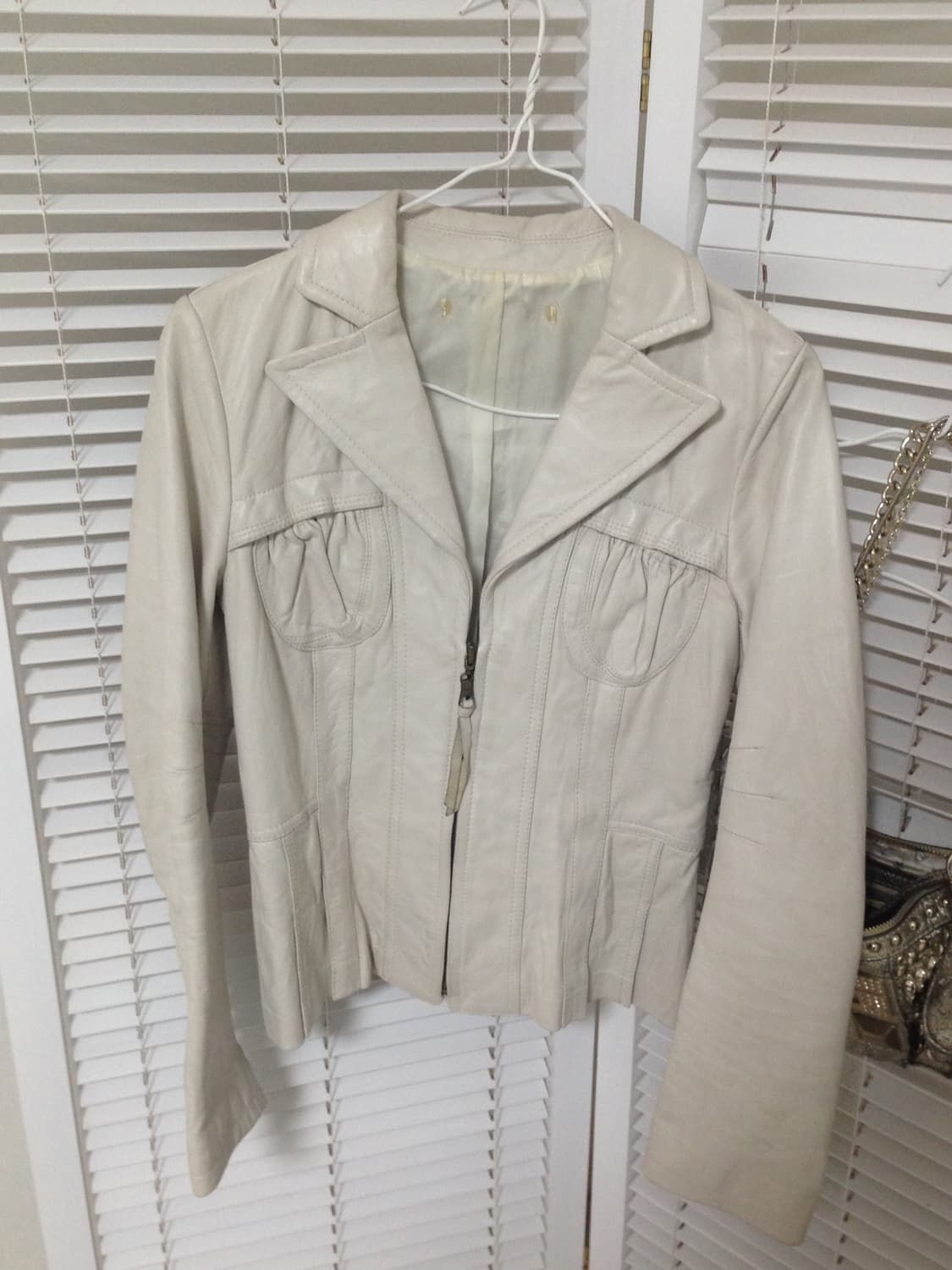 핀턱 코르셋 레더 자켓 shop502 파우닝  상품이미지3