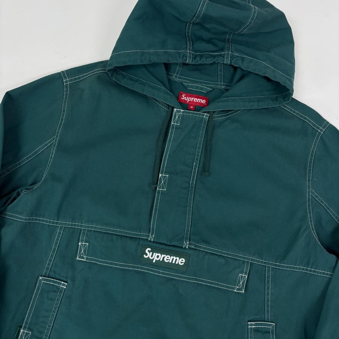 SUPREME Contrast Stitch Twill Pullov 상품이미지2