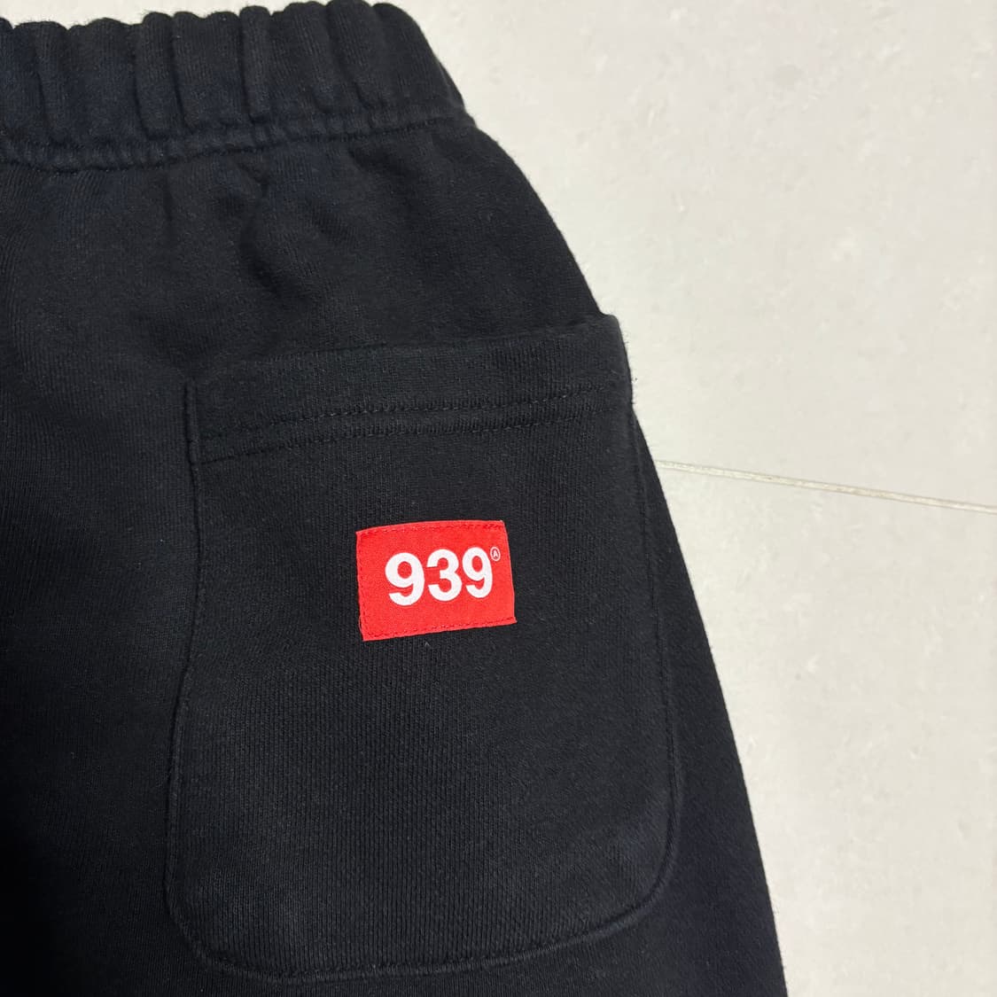 정품 아카이브볼드 939 로고 스웻팬츠 블랙 밴딩 바지 상품이미지6