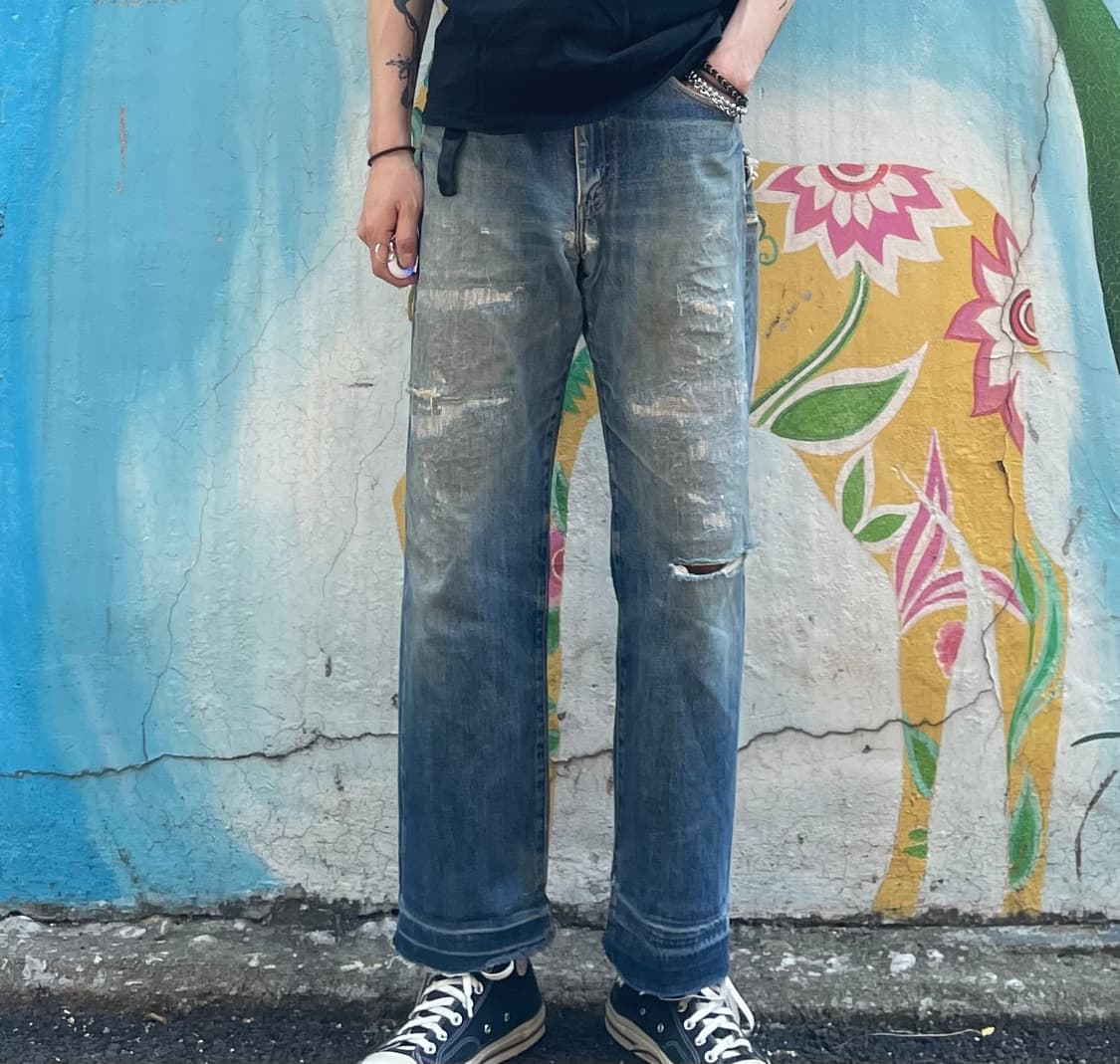 90s JP Levi's 502 빅e 셀비지 상품이미지9