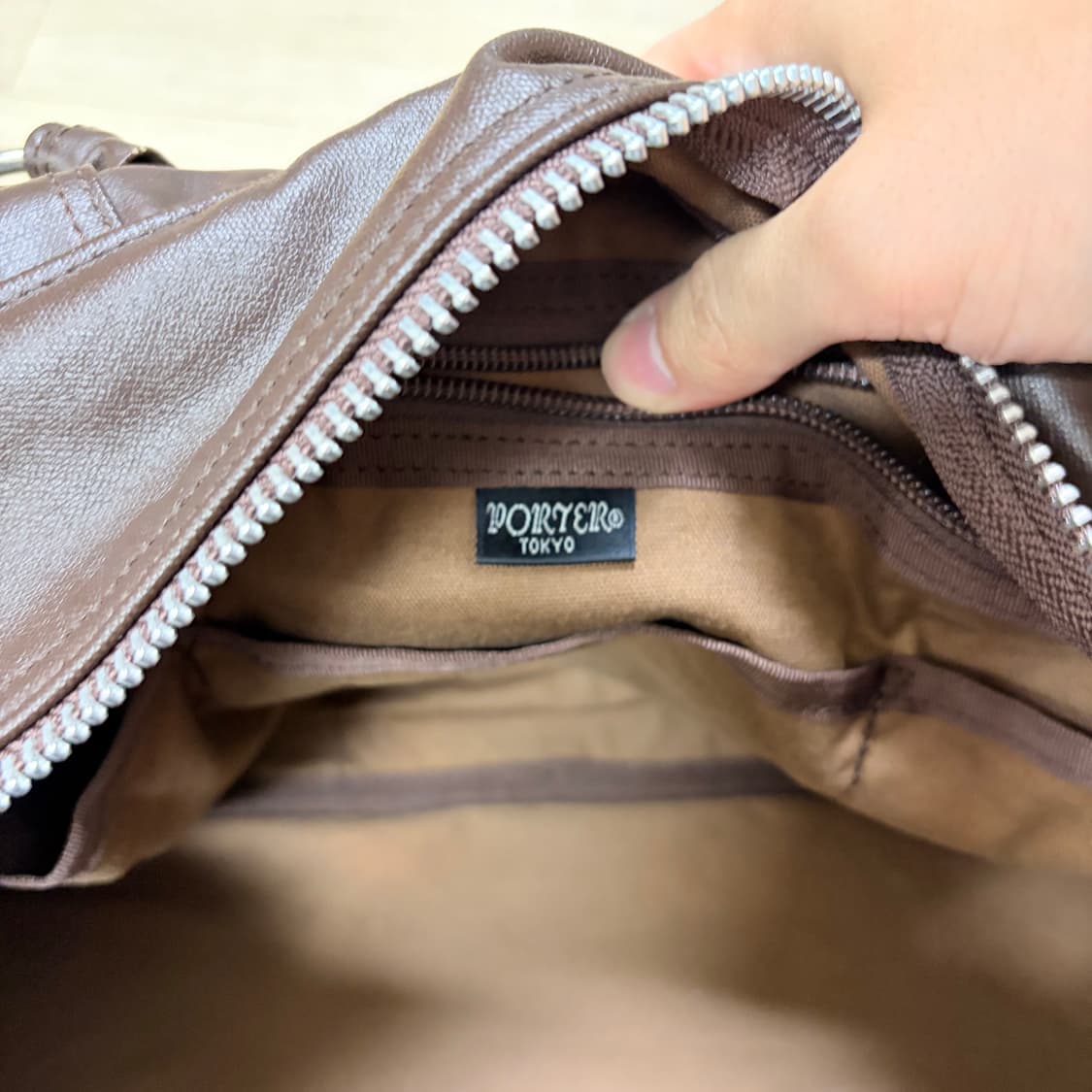 요시다포터 porter 프리스타일 보스턴백 브라운 상품이미지8