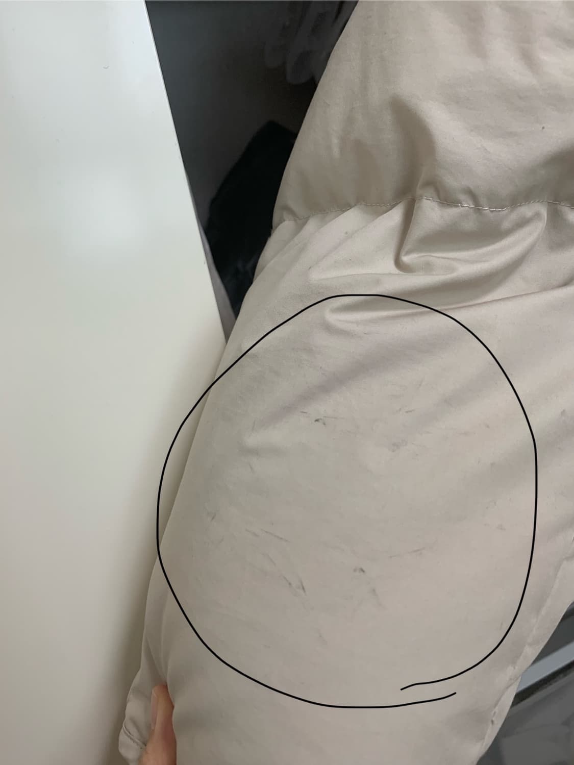 낫띵리튼 패딩 Cropped string puffer jacket 패딩 상품이미지4