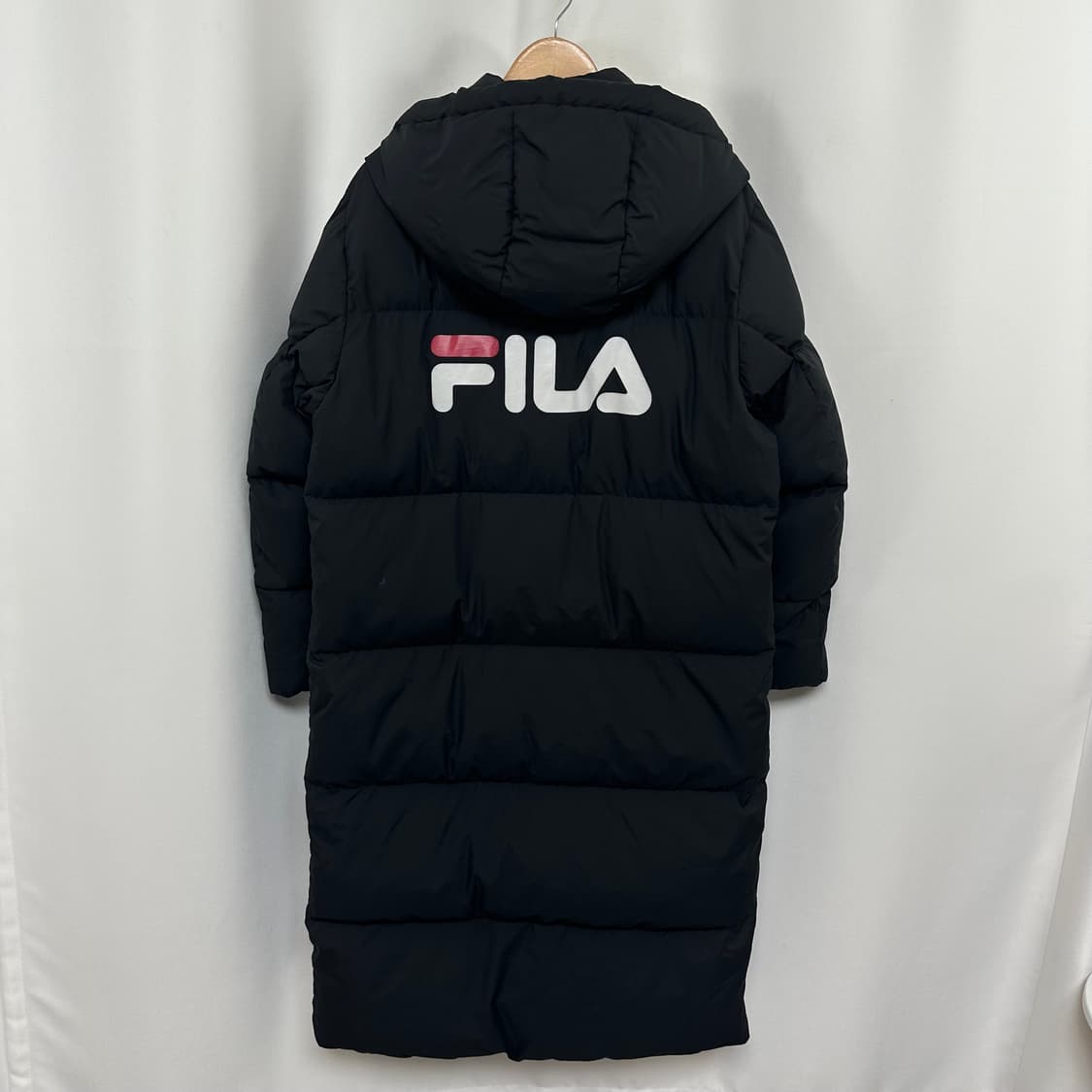   필라 남자 거위털 후드 패딩 점퍼 검정 100 L EOW 상품이미지6