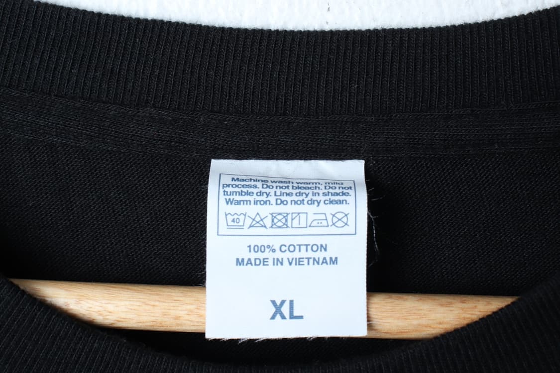 (XL-2XL) 브랜드빈티지 반팔 티셔츠 레터링 블랙-H3H33866 상품이미지6