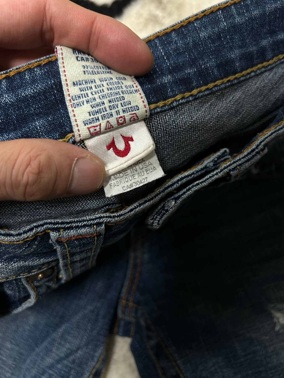 [26]트루릴리전 Joy 데미지 부츠컷/스판 상품이미지5