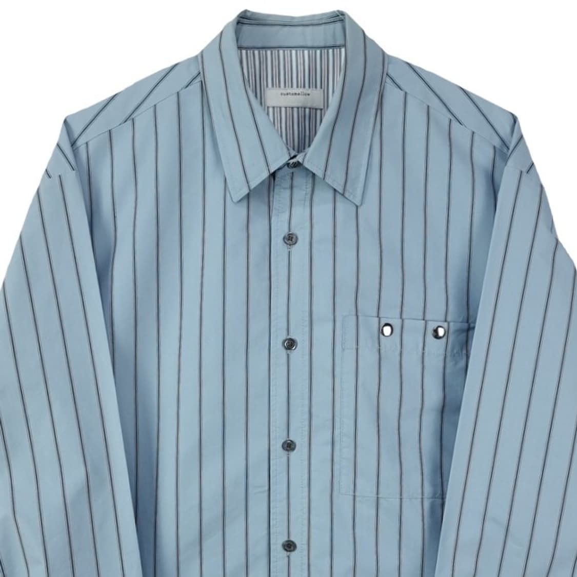 [커스텀멜로우] 더블 레이어드 스트라이프 셔츠 M19944 상품이미지4