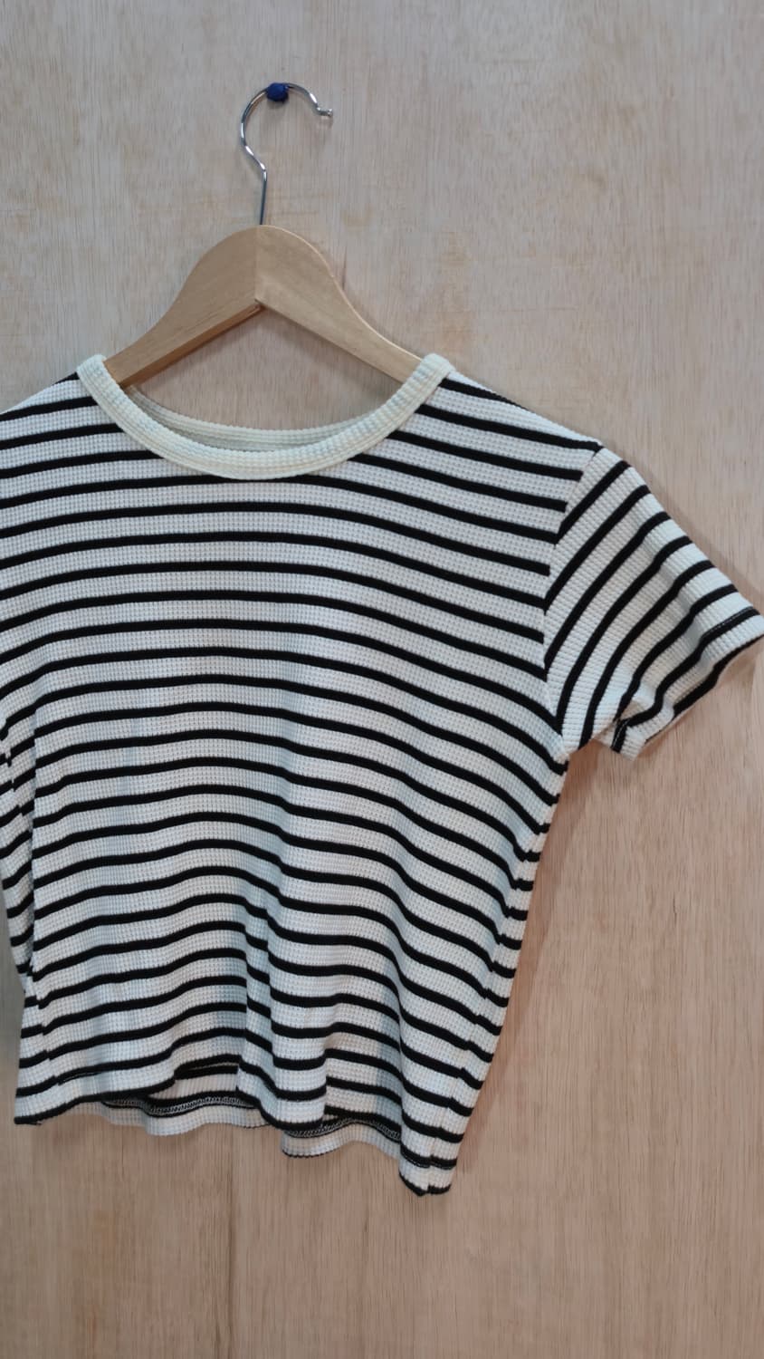 스트라이프 반팔 티셔츠 상품이미지3