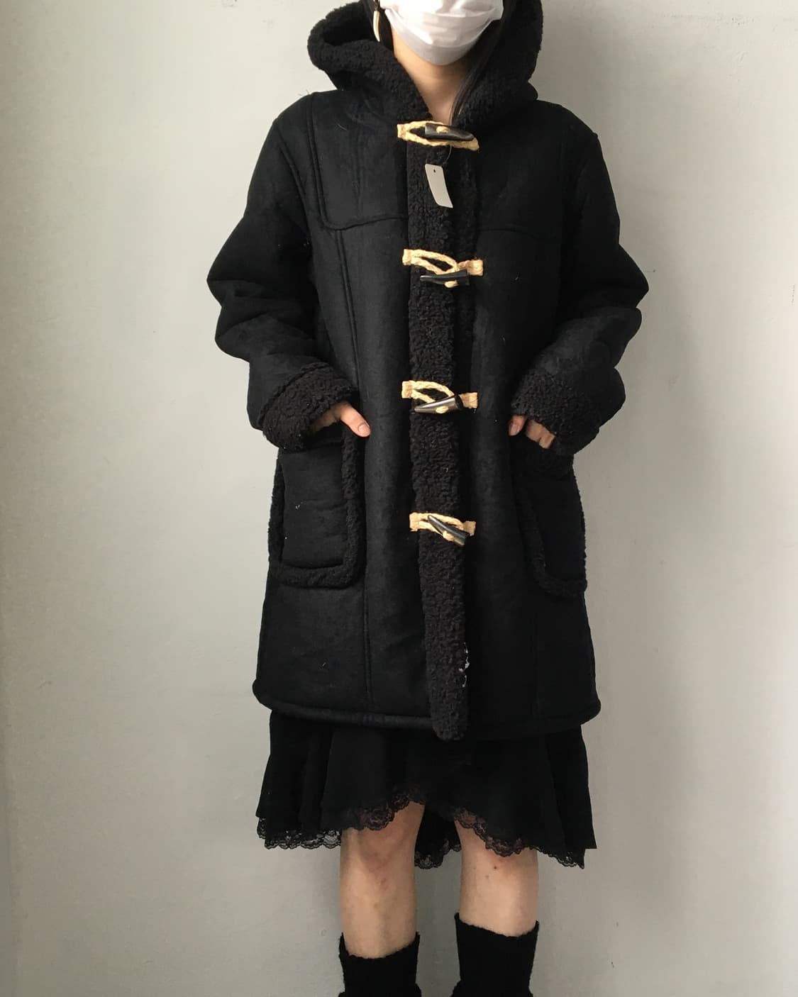  Duffle button hood coat 상품이미지1