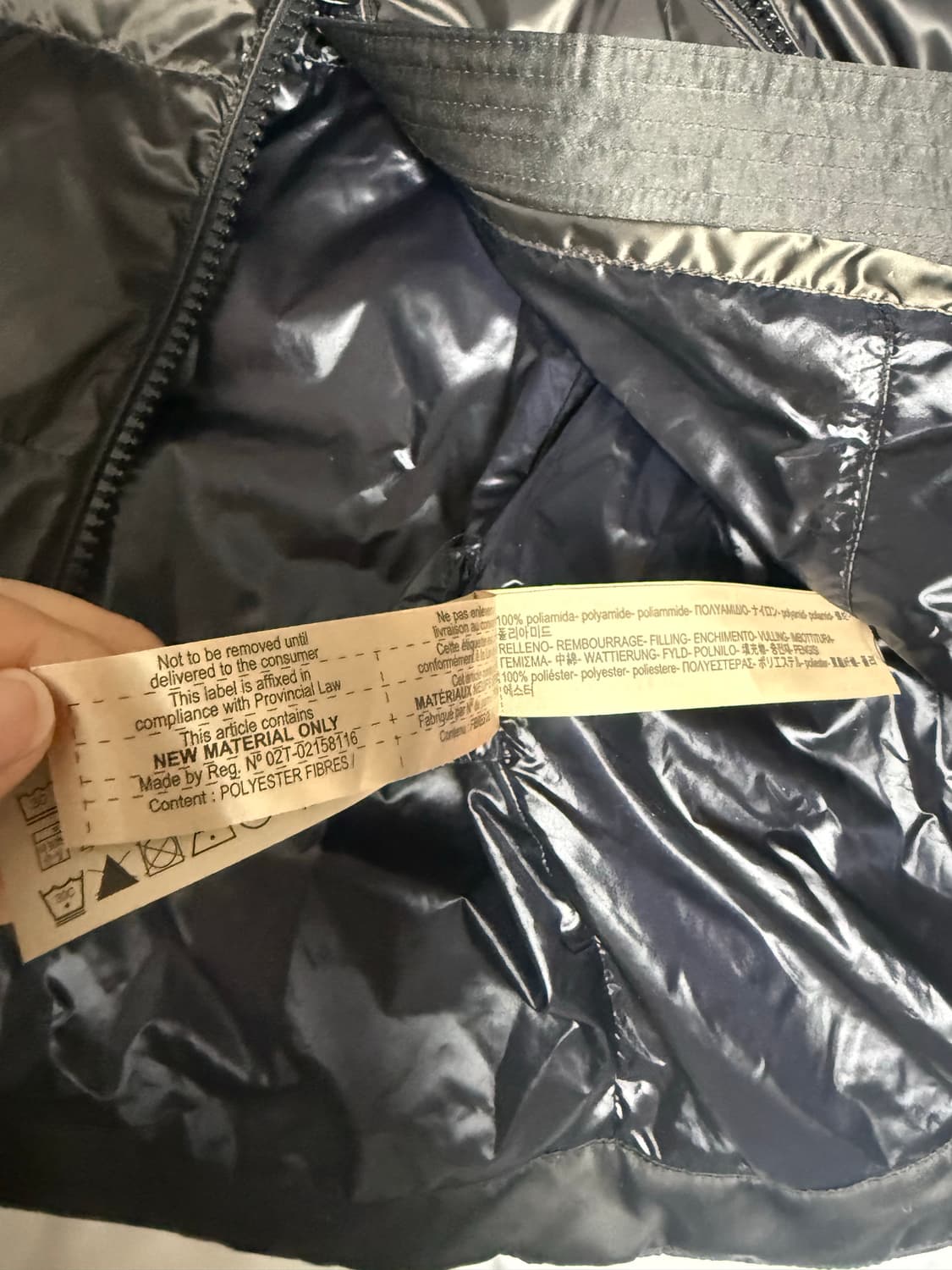 Massimo Dutti 글로시 롱패딩 XS 상품이미지6