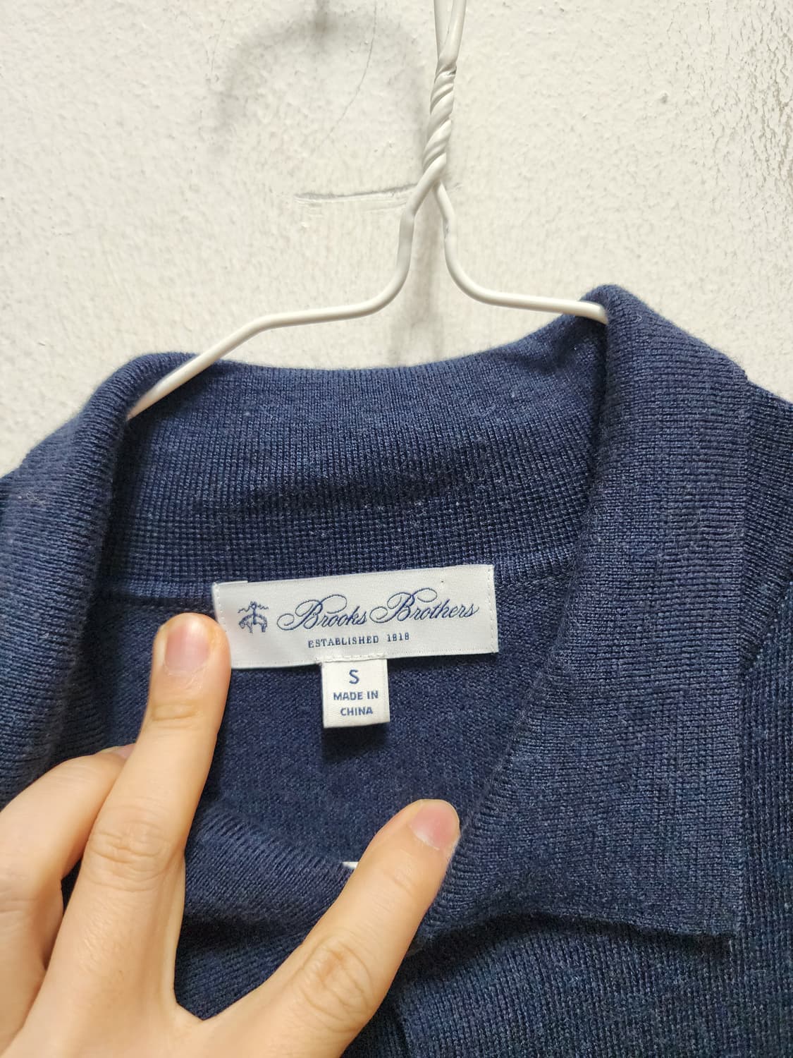 브룩스브라더스 wool 100% 긴팔 니트 상품이미지4