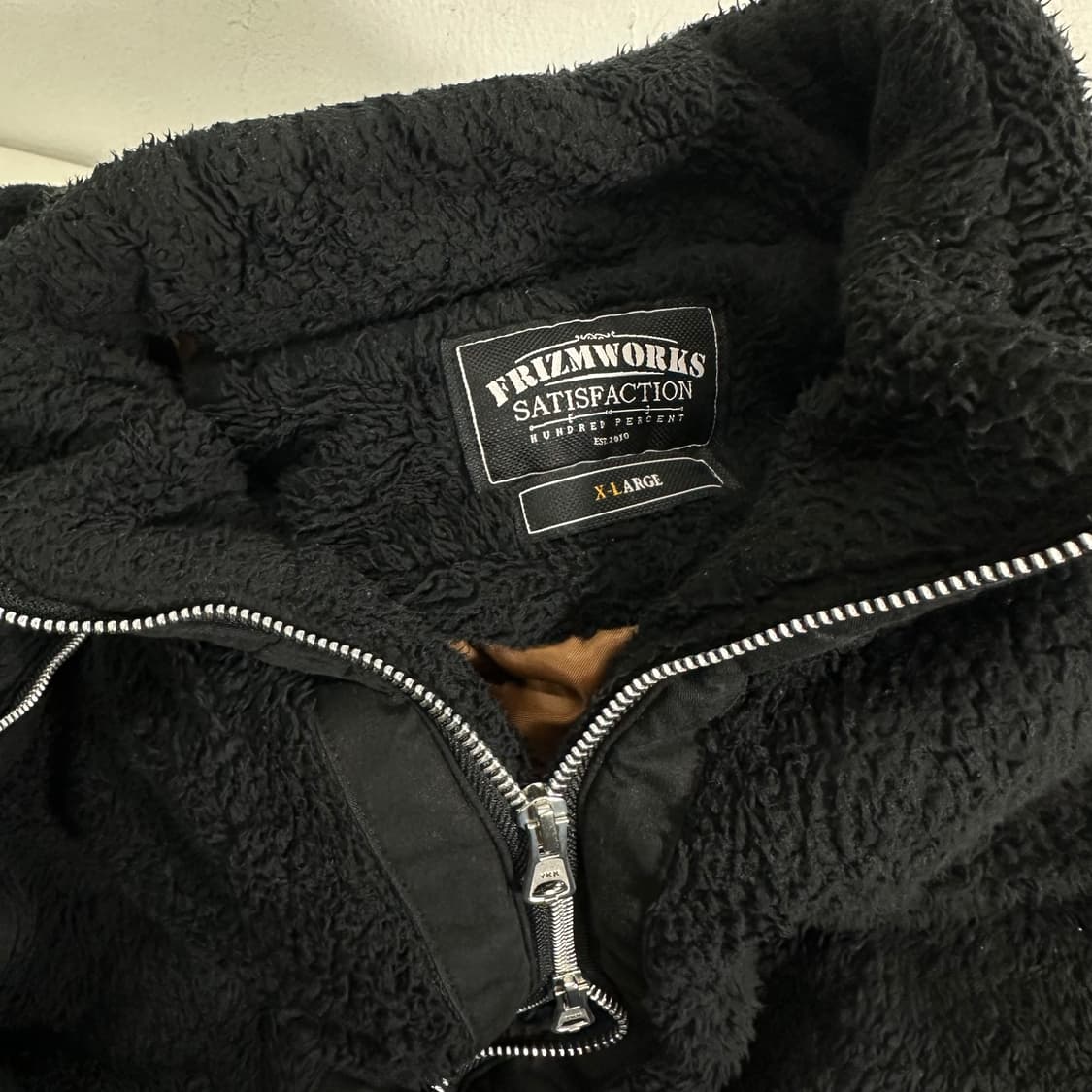 XL 프리즘웍스 블랙 투웨이 후리스 점퍼 상품이미지5