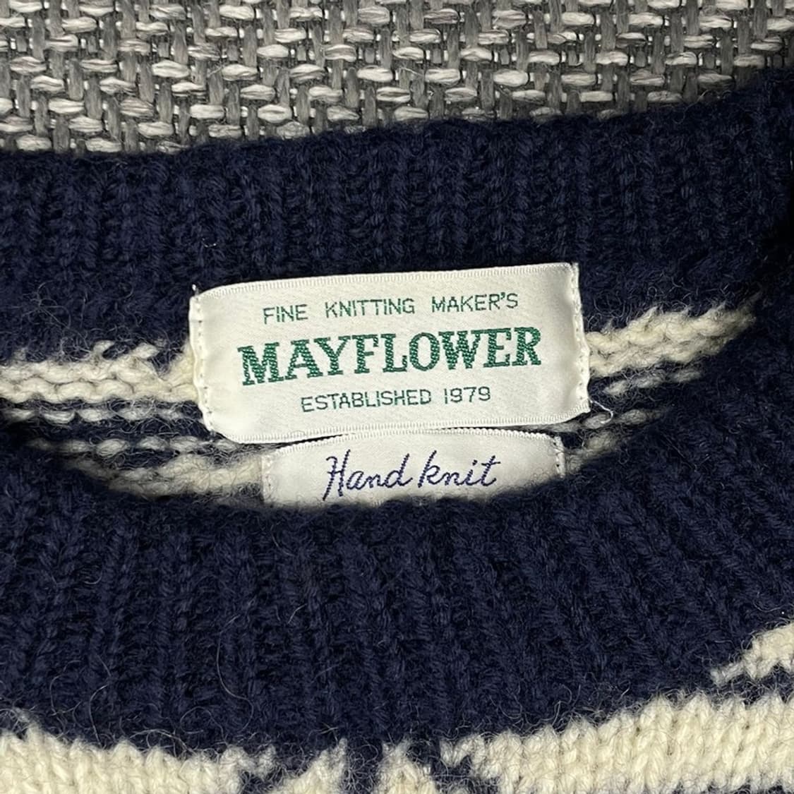 모리걸 뜨개 핸드 울 니트 v0211  상품이미지5