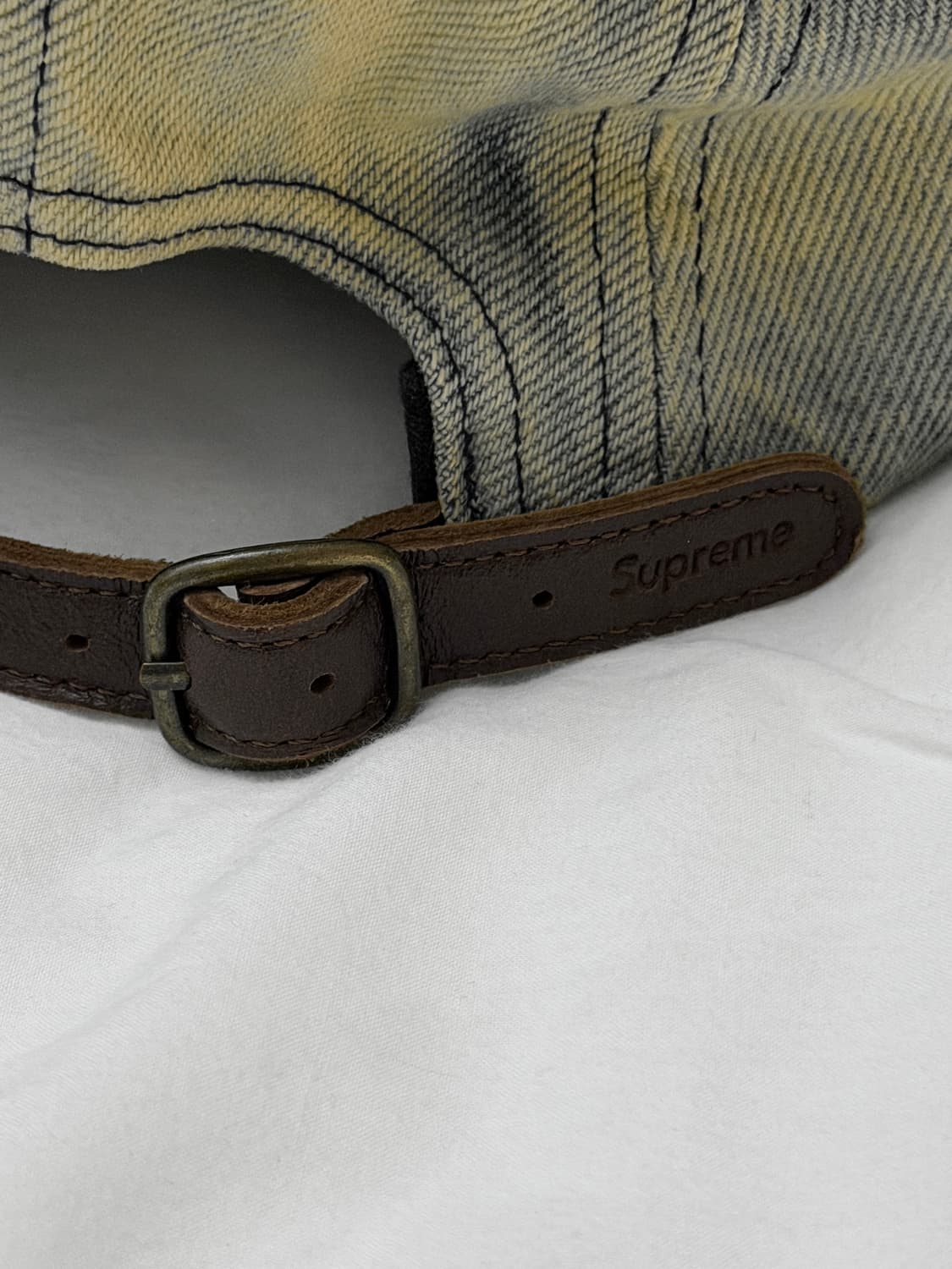 슈프림 워시드 치노 캠프캡 더티 인디고 상품이미지3