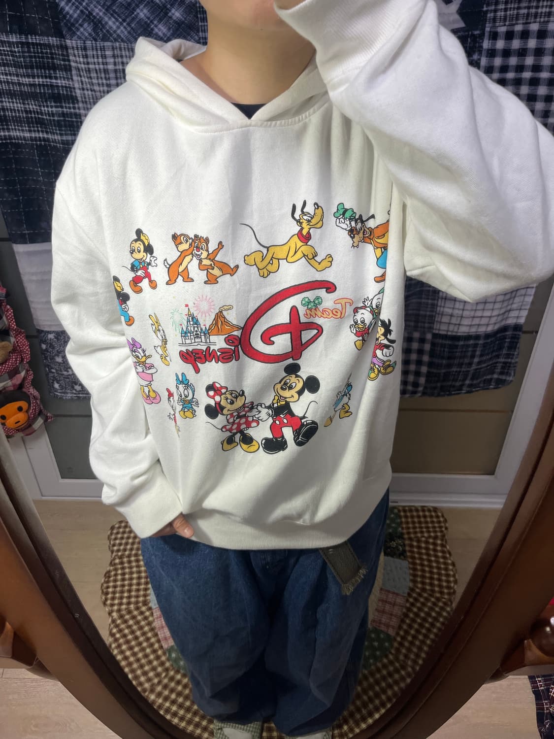 도쿄 디즈니 팀디즈니 후드티 상품이미지4