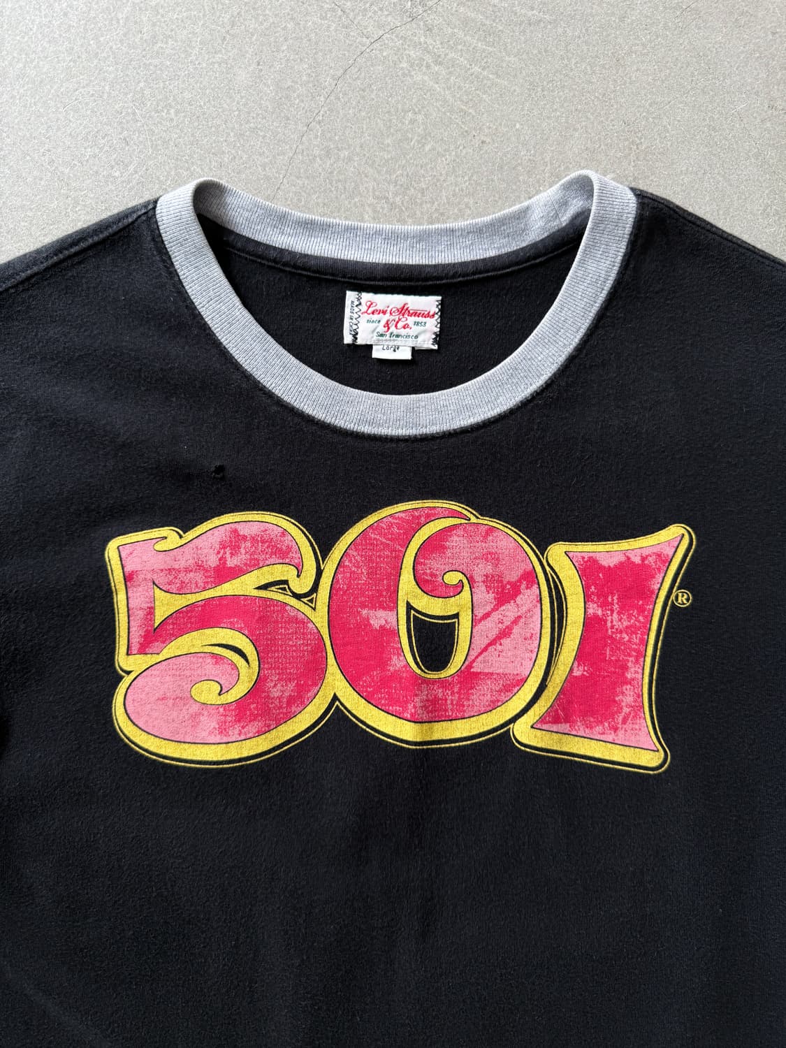 Levi's 501 Printed Ringer Tee 상품이미지2