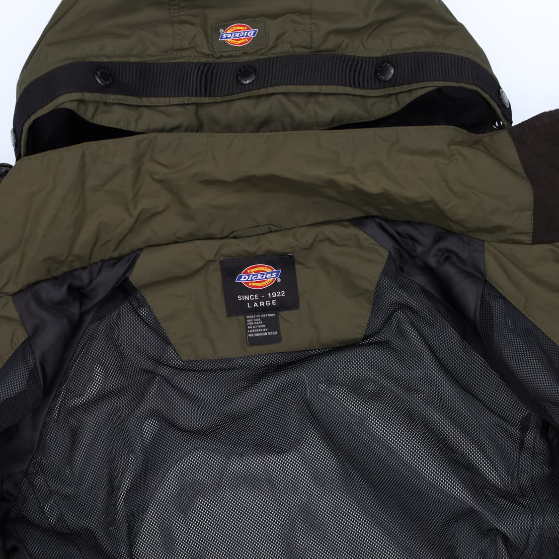 [L] 디키즈 올드스쿨 포켓 윈드 바람막이 점퍼 카키 3844 상품이미지8