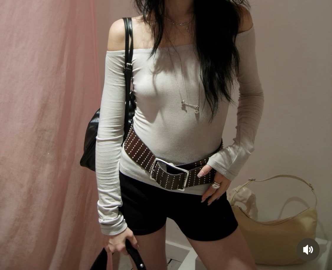 자라 멀티 스터드 레더 벨트 90 상품이미지1