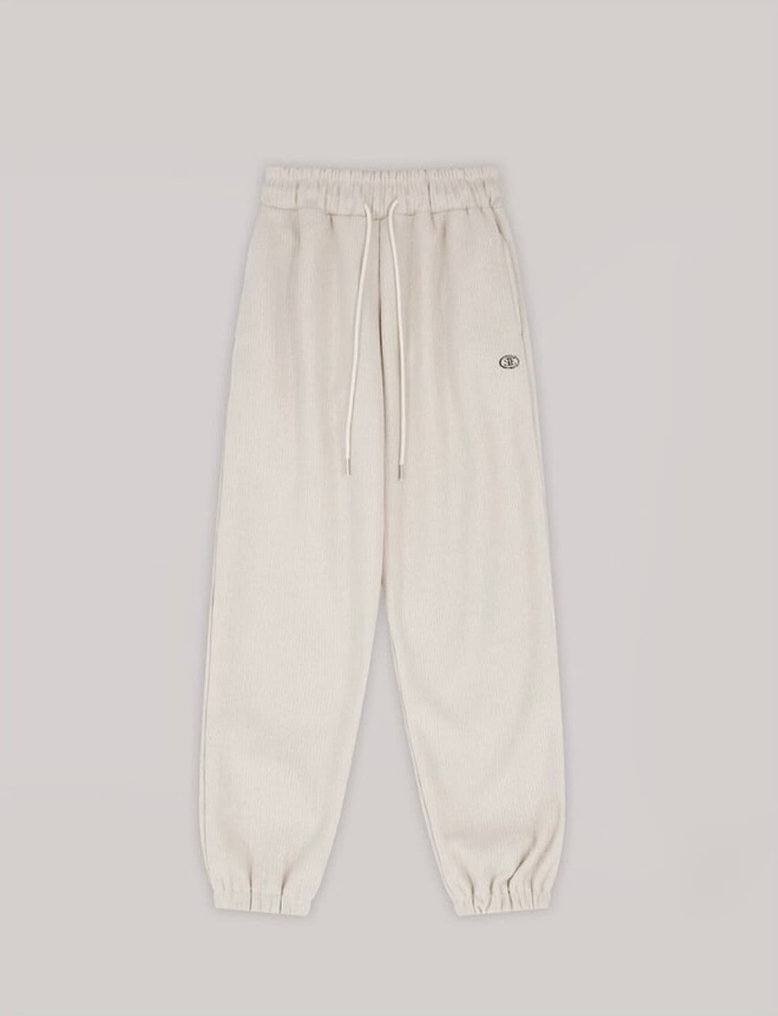 시엔느 심볼 니트 조거 팬츠 크림 상품이미지2