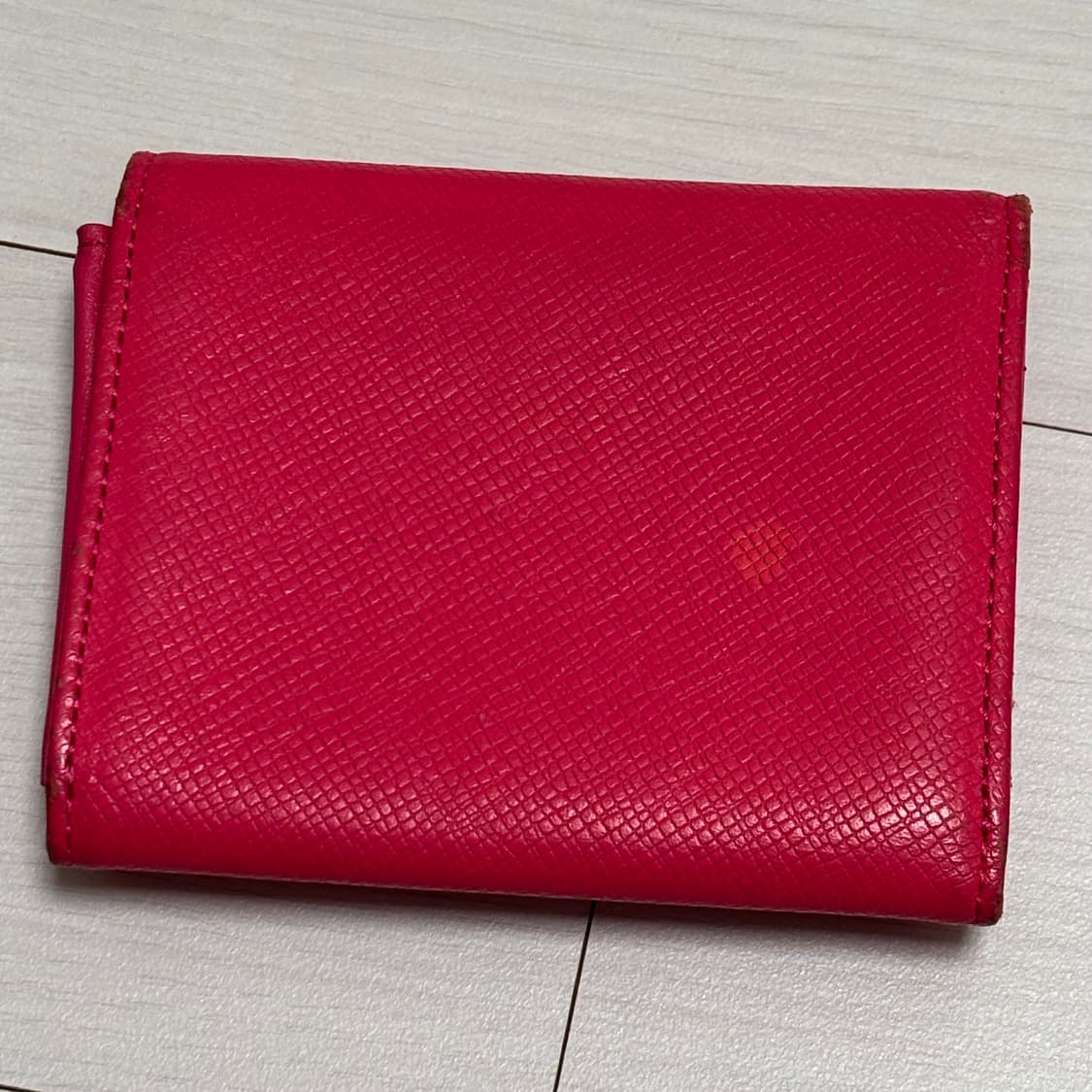 무료배송)중고 빈티지 mcm 엠씨엠 핑크 카드지갑 명합지갑 반지갑 상품이미지3