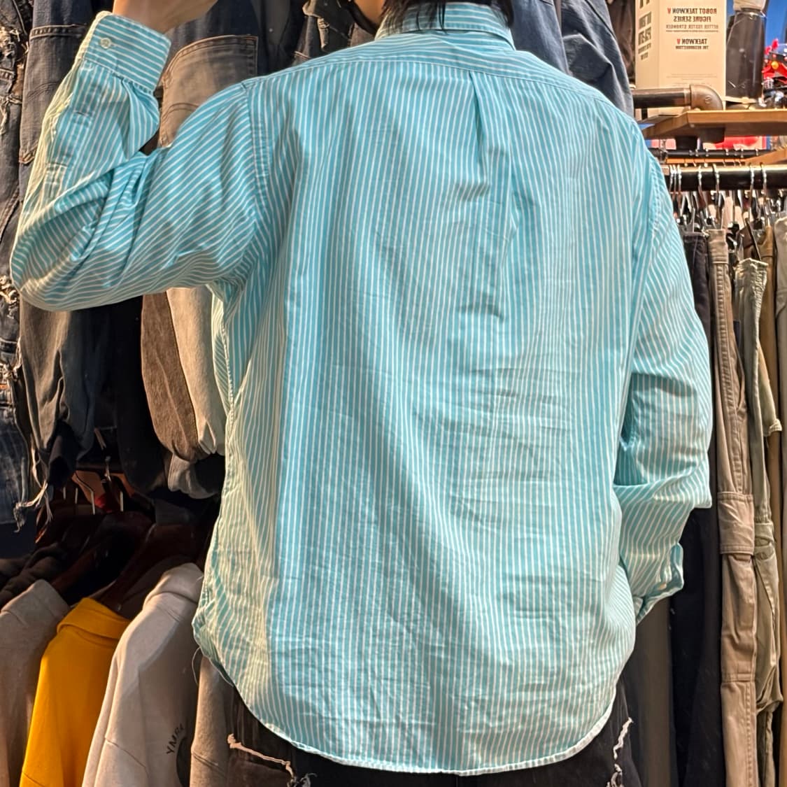 [No.9]Polo 폴로 스트라이프 긴팔셔츠 상품이미지5