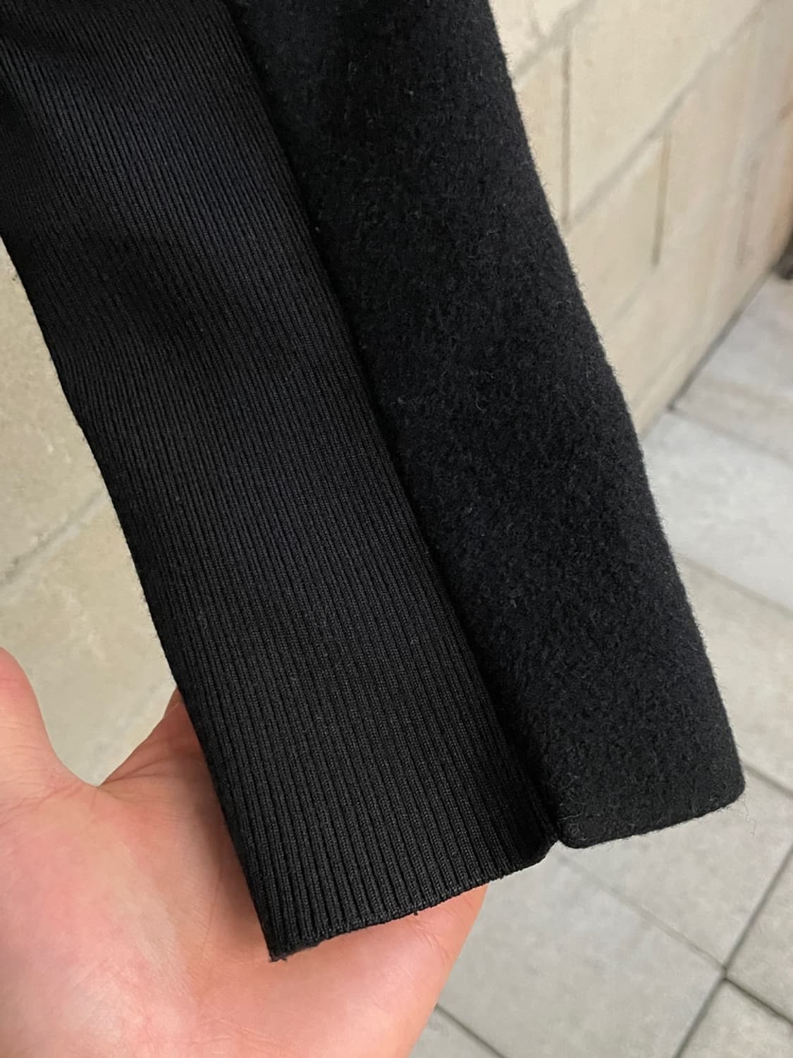 빈스 모토 시어링 울 레더 자켓  상품이미지6