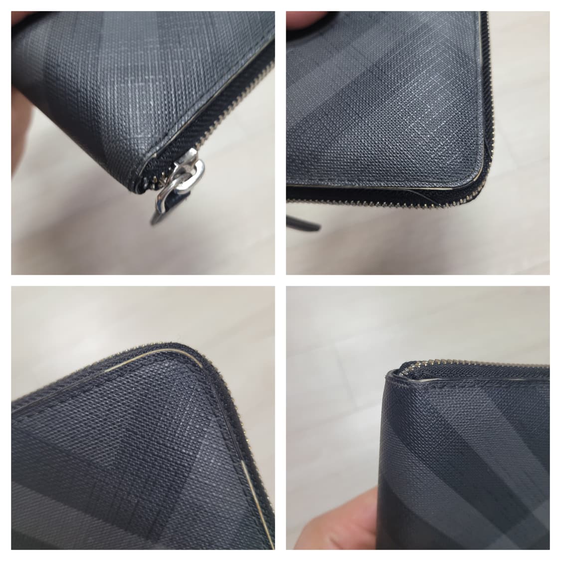 정품 버버리 여성 지퍼 장지갑 상품이미지6