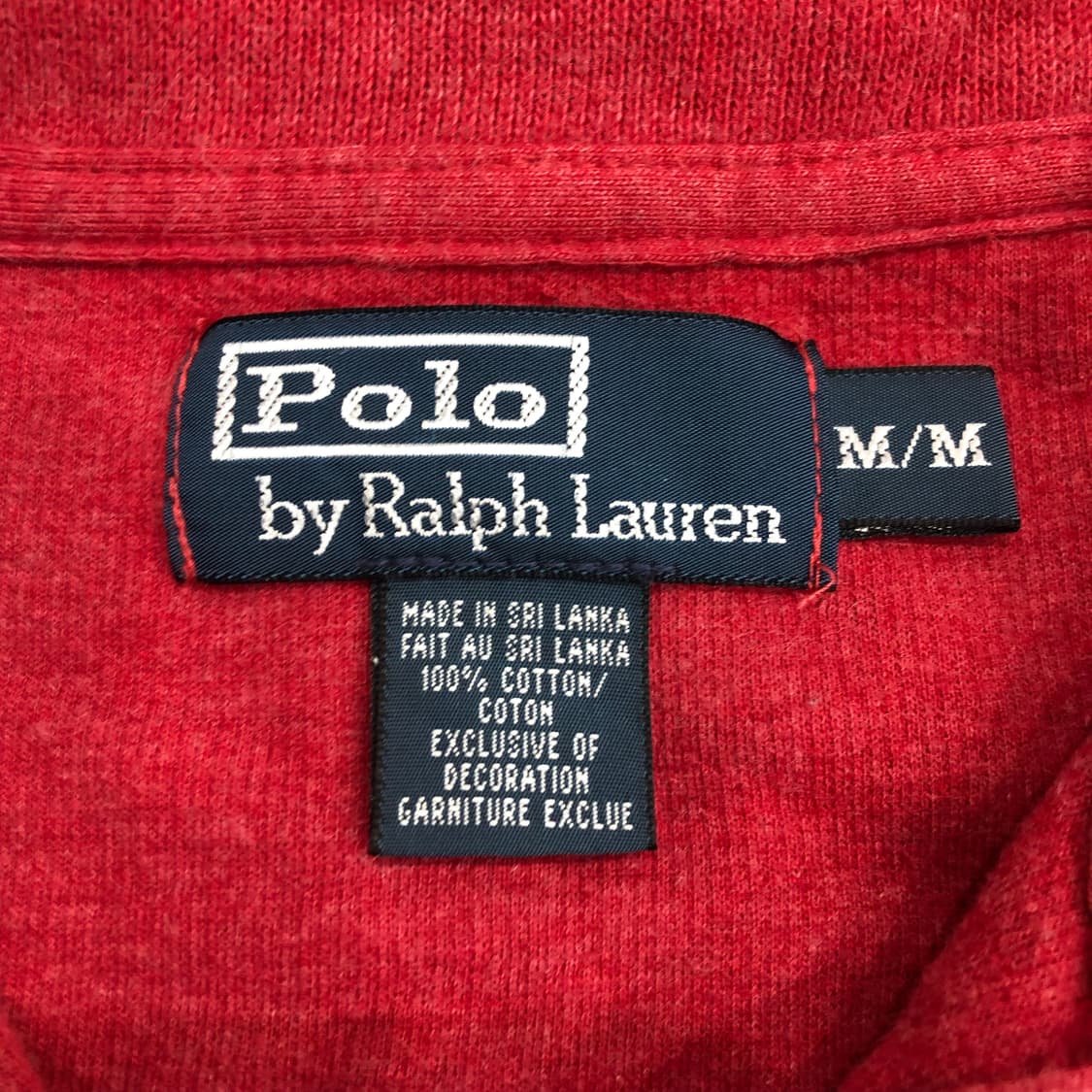 폴로 랄프로렌 핑크 반집업 코튼 니트 상품이미지4