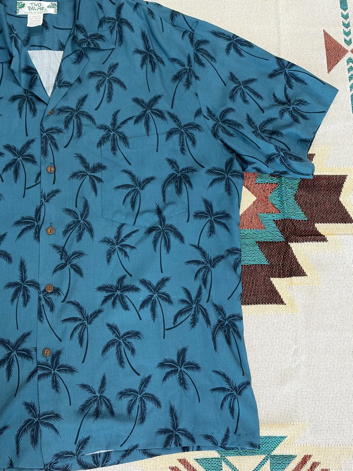 투팜즈 팜트리 알로하 하와이안 셔츠 상품이미지2