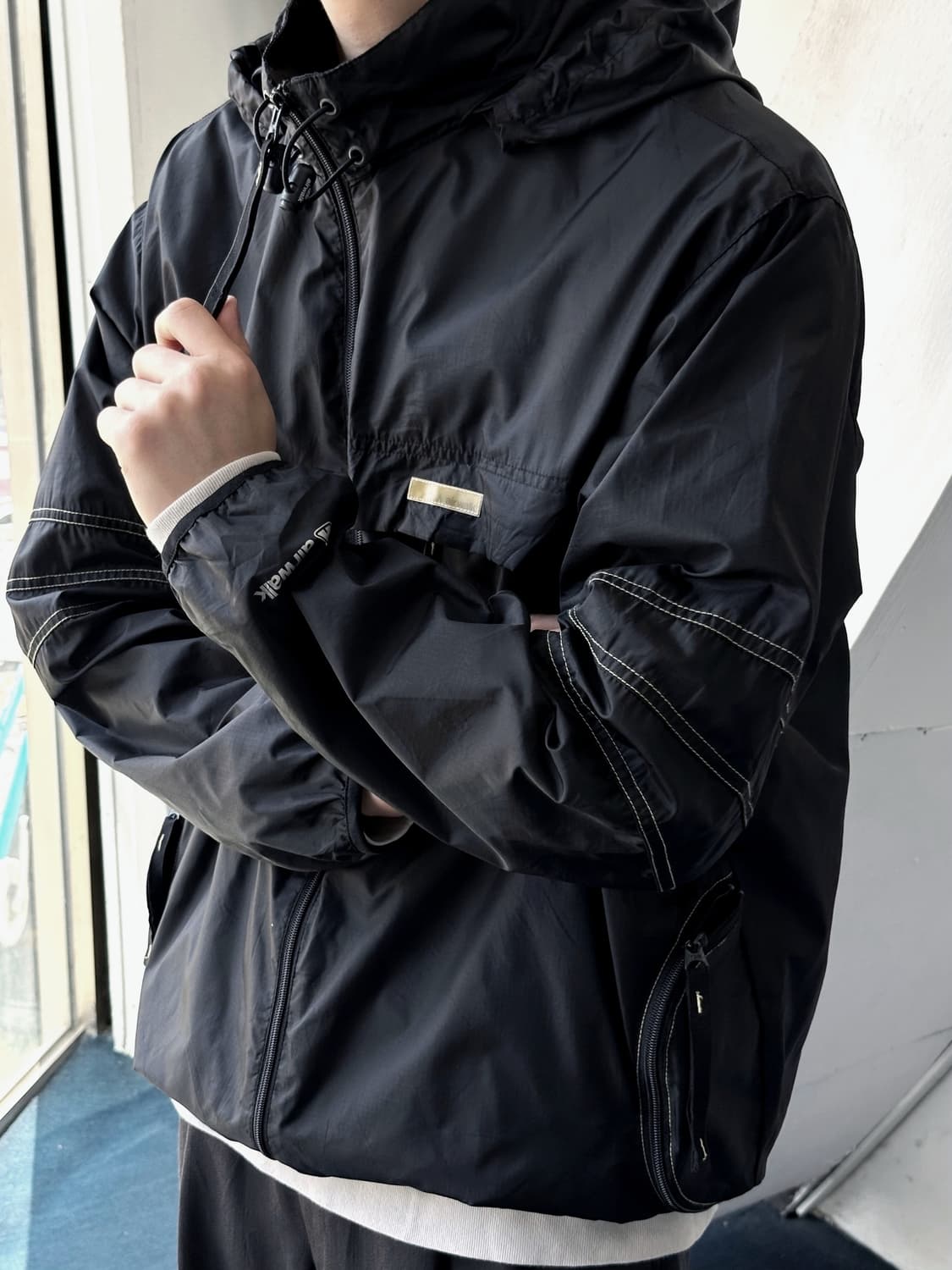 Ripstop nylon design wind parka 상품이미지1