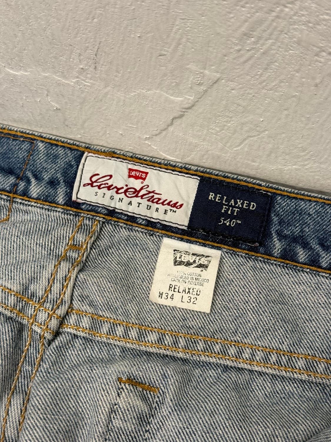 90s Mexico Levi’s 540 Orange Tab Relaxed 상품이미지7