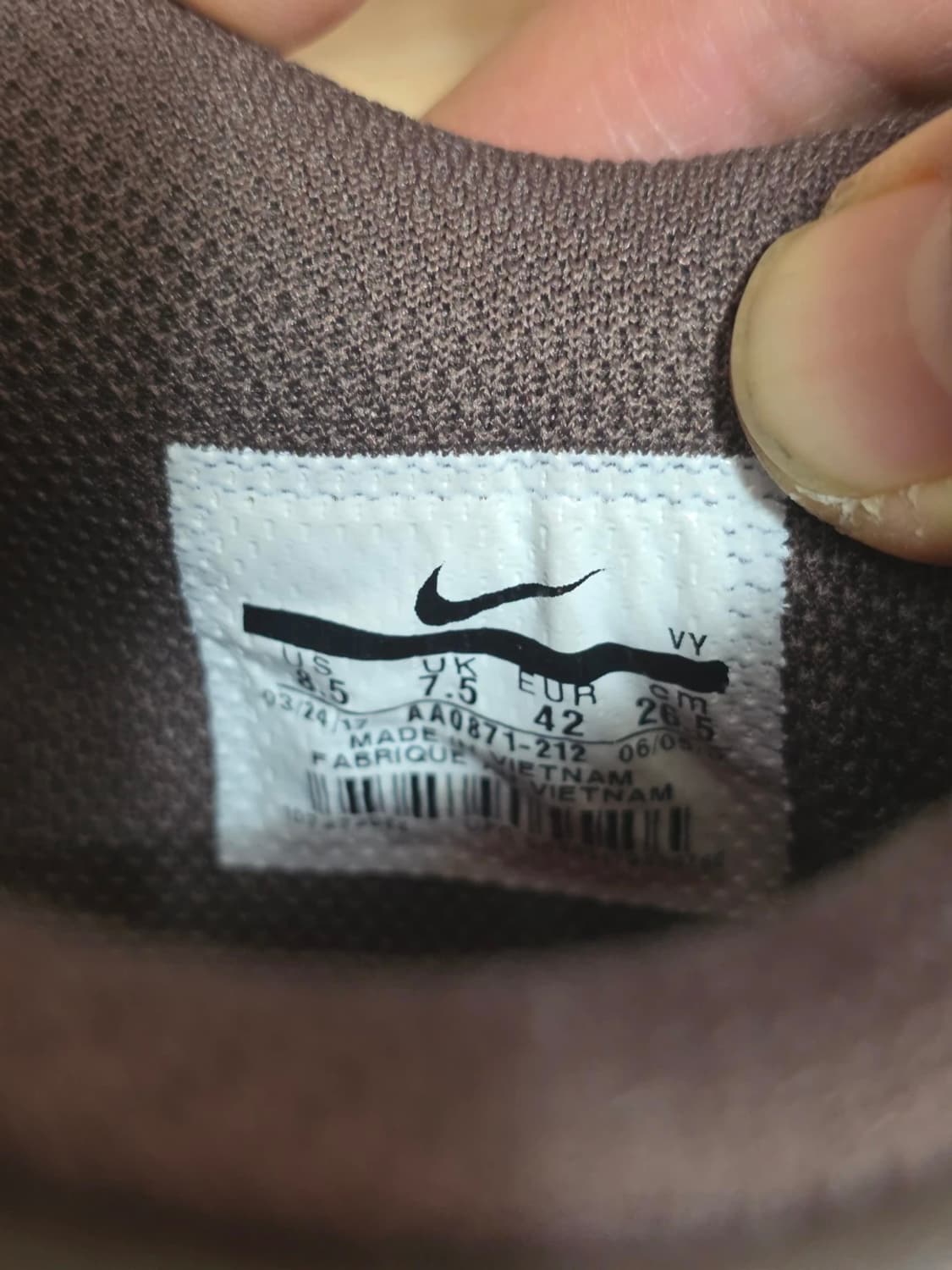 [265] 나이키 SB 에어 포스 2 로우 x 슈프림 바로크 브라운 상품이미지10