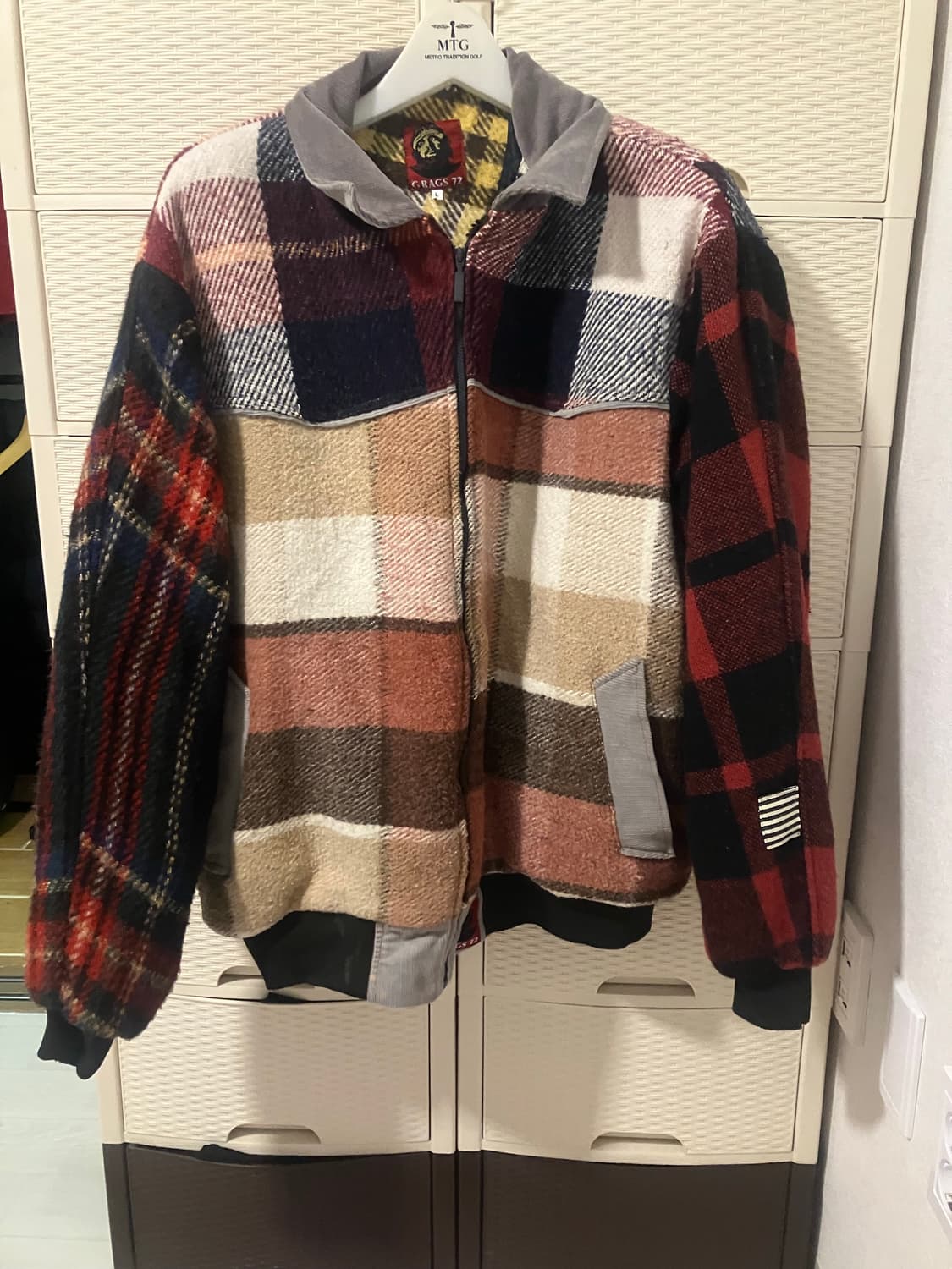 빈티지 커스텀 워크패딩자켓 상품이미지1