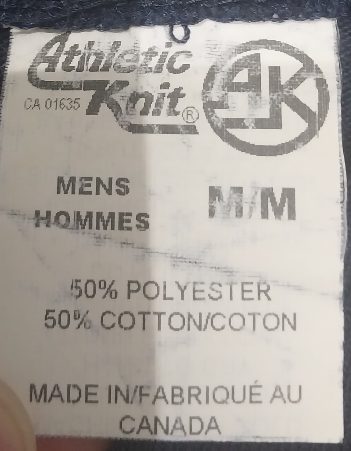 캐나다 Athletic Knit 네이비 야구 져지 M 상품이미지3